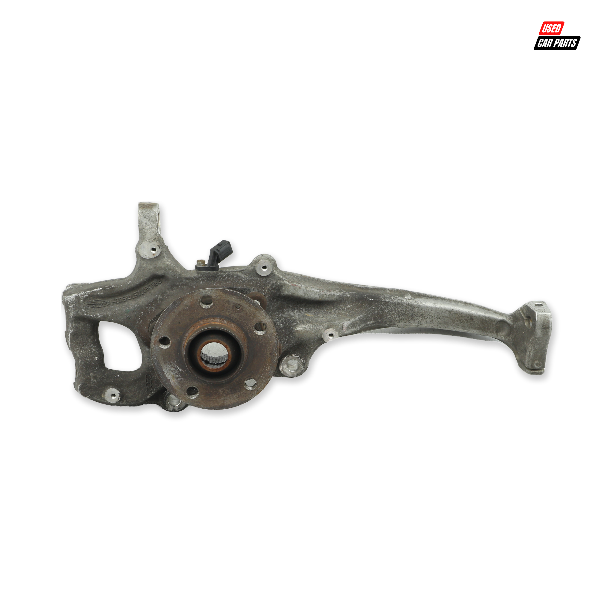 Used Passengers Side Steering Knuckle (Part Number 8K0407257G) for 2008 AUDI A4