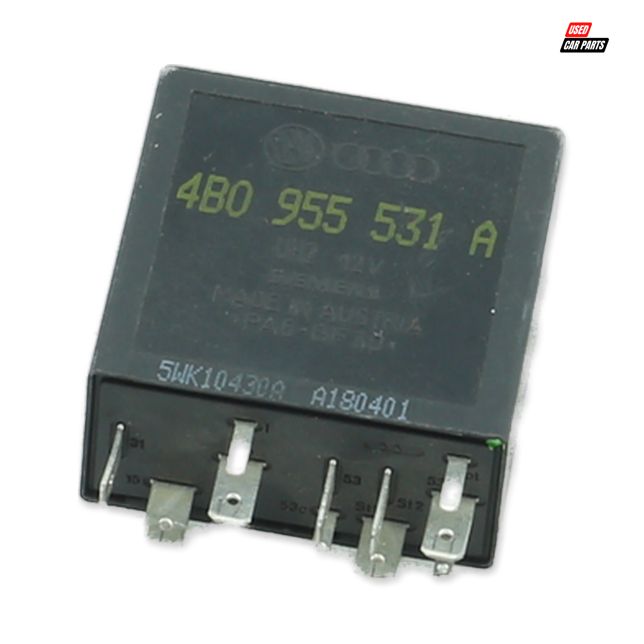 Used Wiper Relay Control Module, Part Number 4B0955531A for 2008 AUDI A4