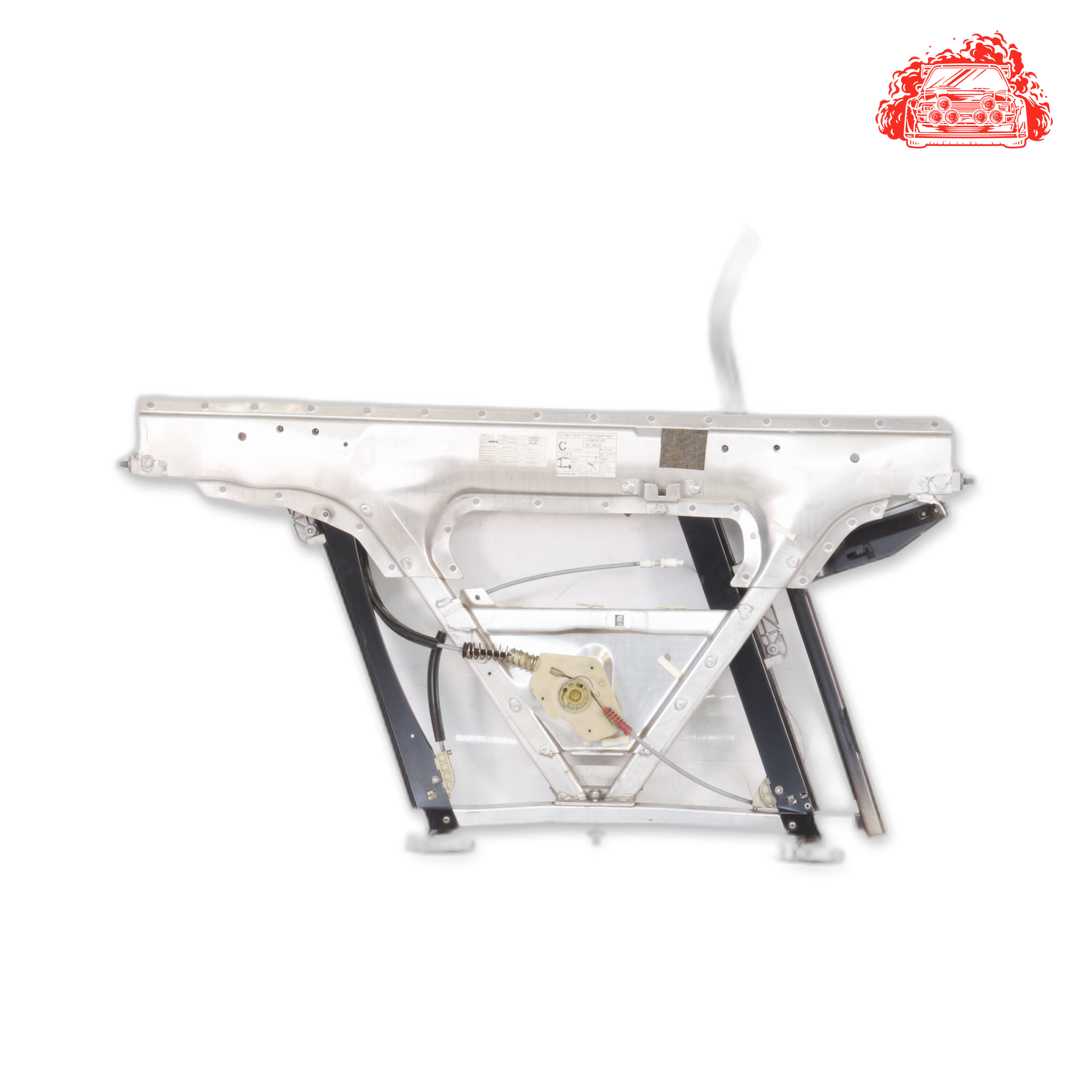 Used Audi TT Coupe Quattro Passenger Side Front Window Mechanism - OEM Part 8N8837729A