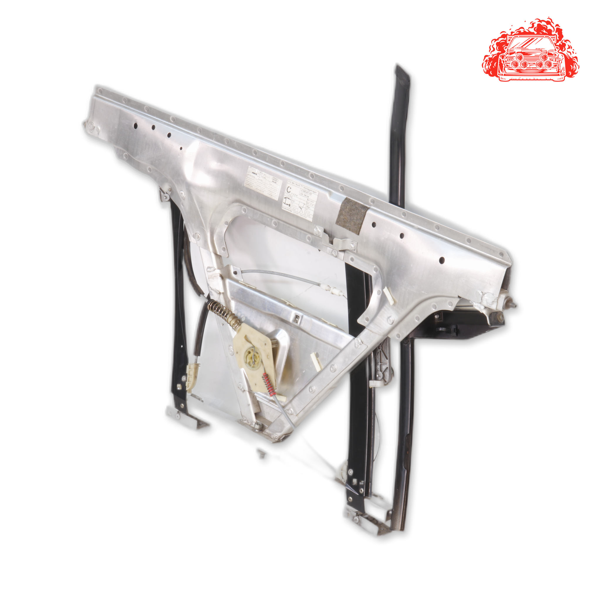 Used Audi TT Coupe Quattro Passenger Side Front Window Mechanism - OEM Part 8N8837729A
