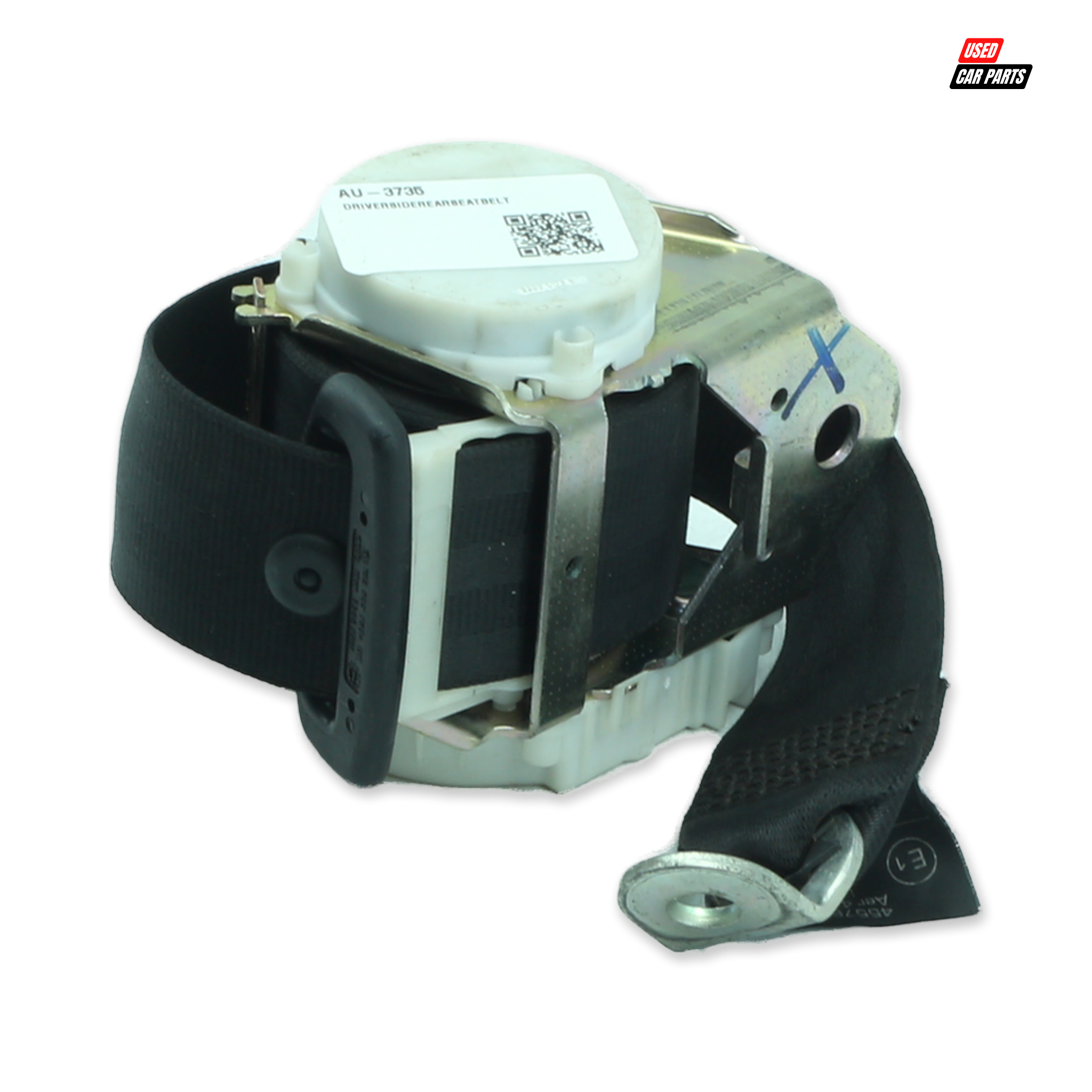 Used Drivers Side Rear Seat Belt for 2010 Audi A3 (Salvaged)