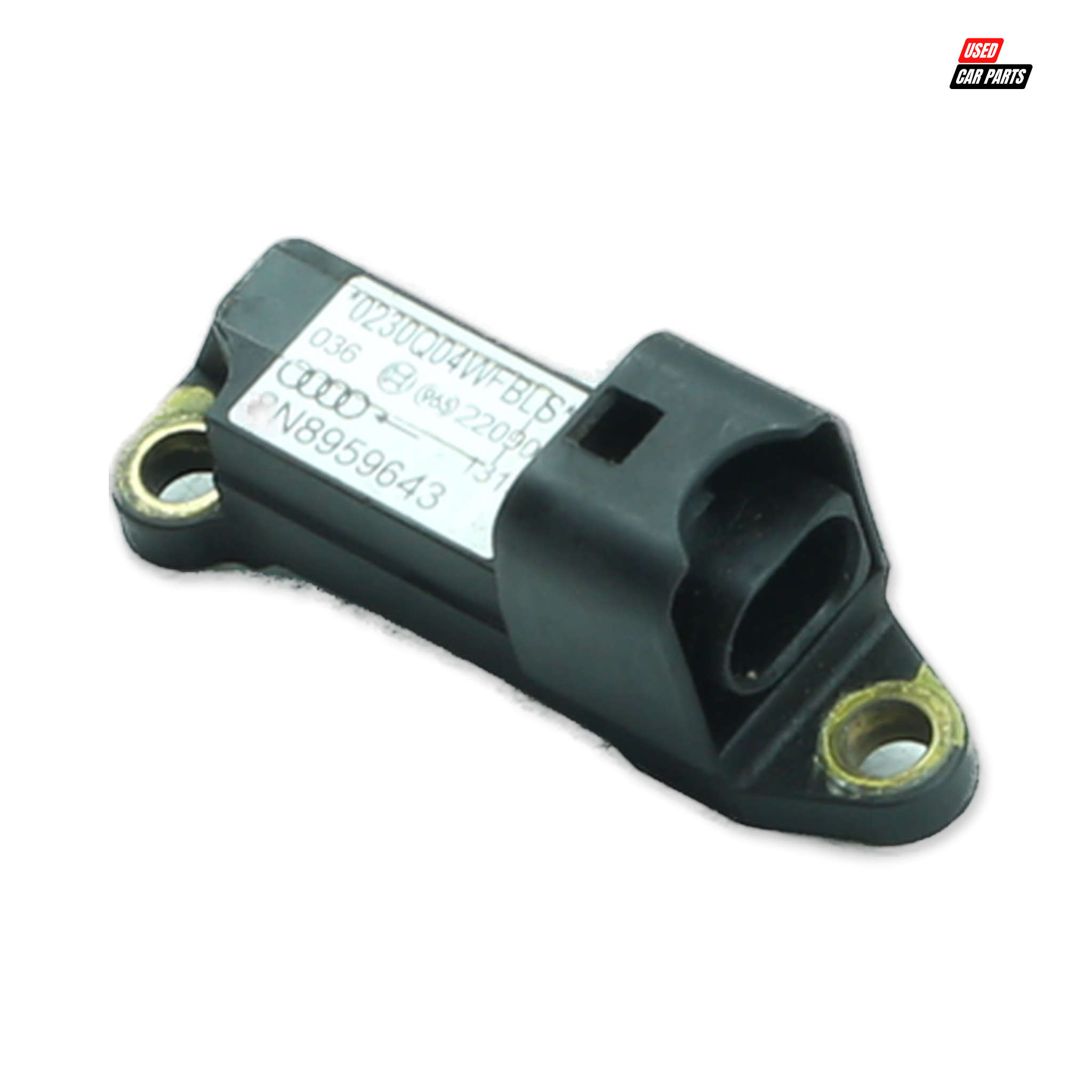 Used Air Bag Impact Sensor (Part Number 8N8959643) for 2001 Audi TT Coupe