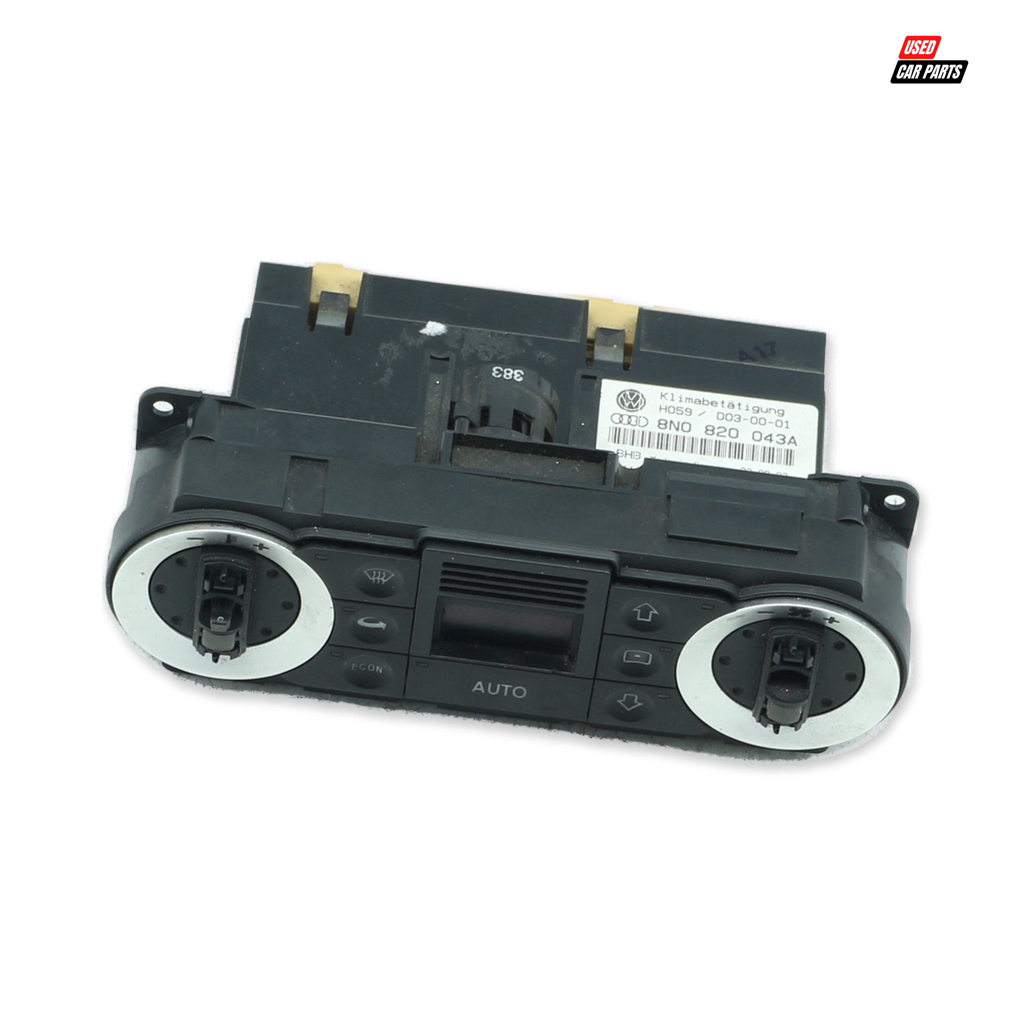 Used 8N0820043A Climate Control Unit for 2001 AUDI TT Coupe (Used/Salvaged)