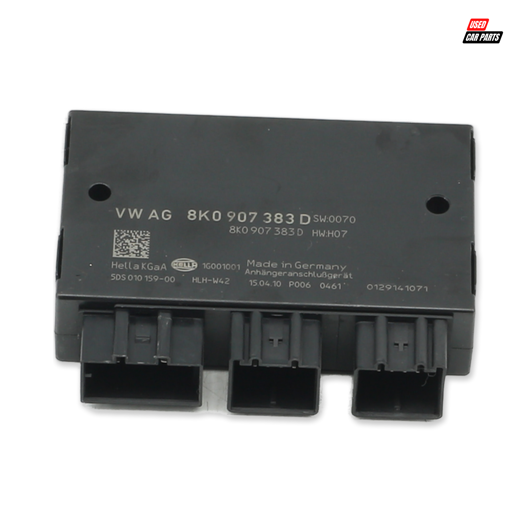 Genuine Used AUDI Q5 Tow Bar Control Module - Part Number 8K0907383D