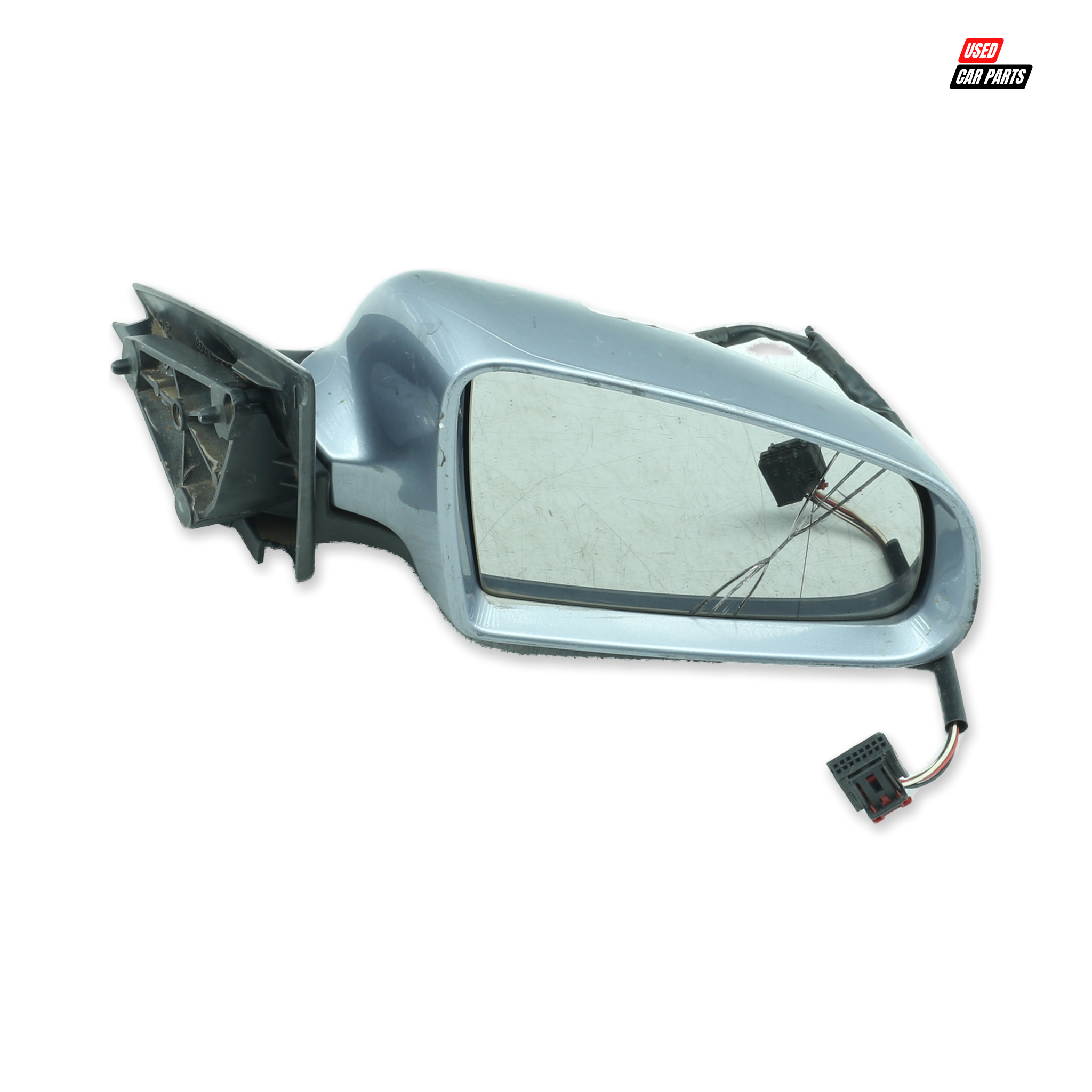 Used Driver's Side View Mirror (Part Number E1010754) for 2002 Audi A3