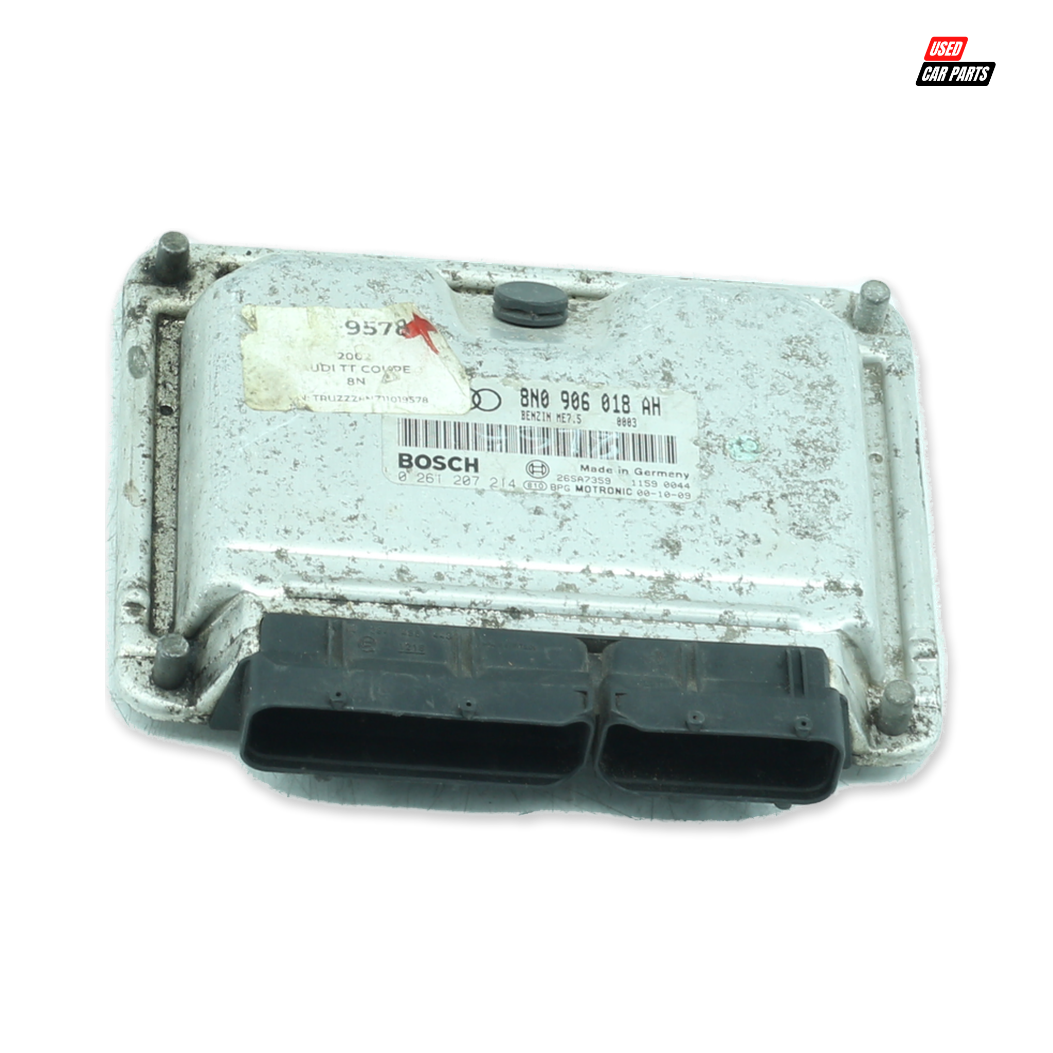 Used Engine Control Unit ECU (Part Number 8N0906018AH) for 2002 Audi TT Coupe