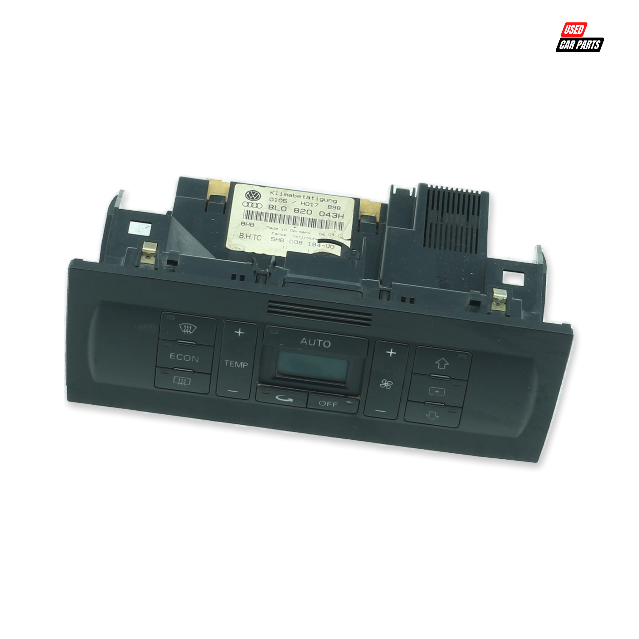 Used Audi A3 2003 Air Conditioning Control Unit Part Number 8L0820043H