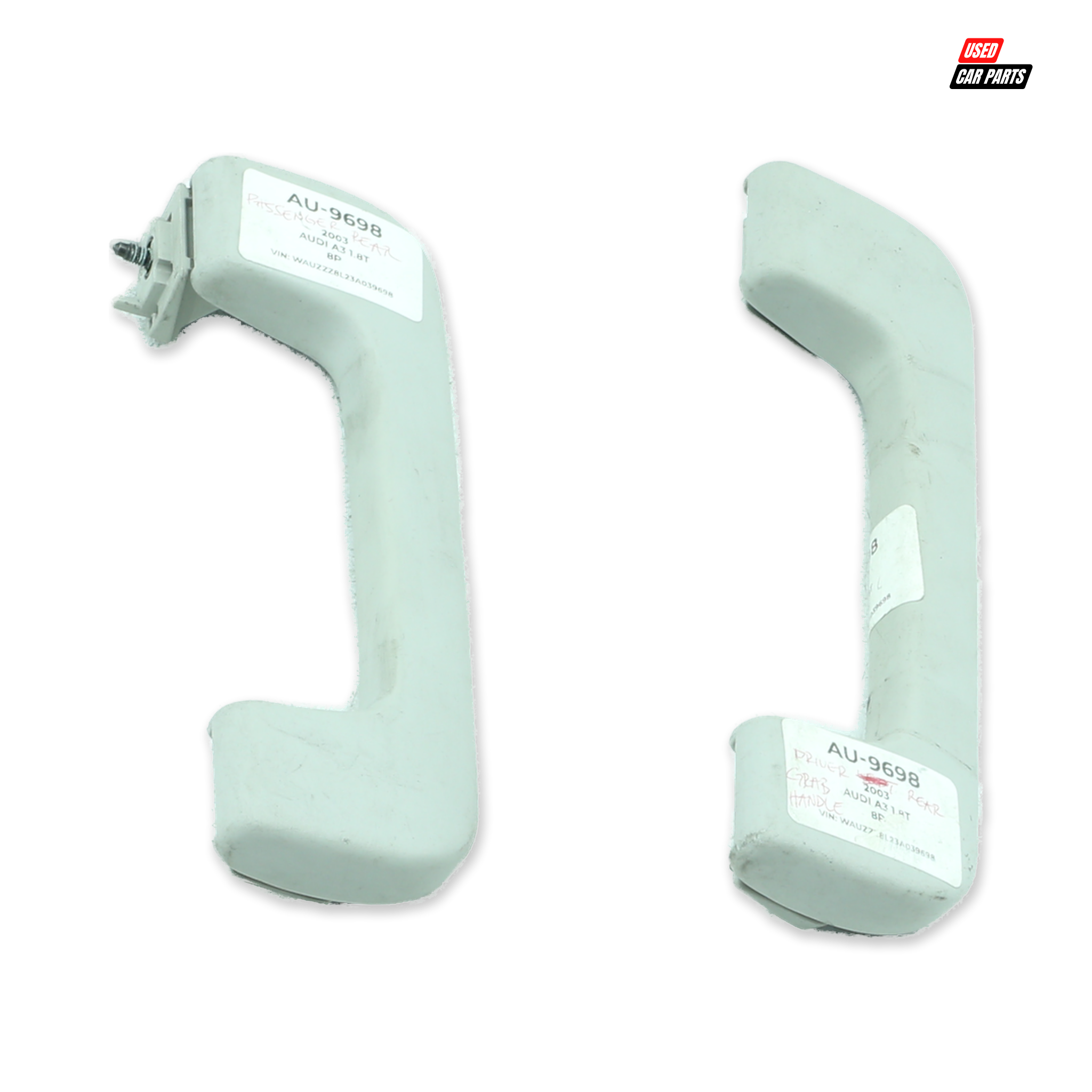 Used Audi A3 Headliner Handles 2 (Part Number 8P0857607M)