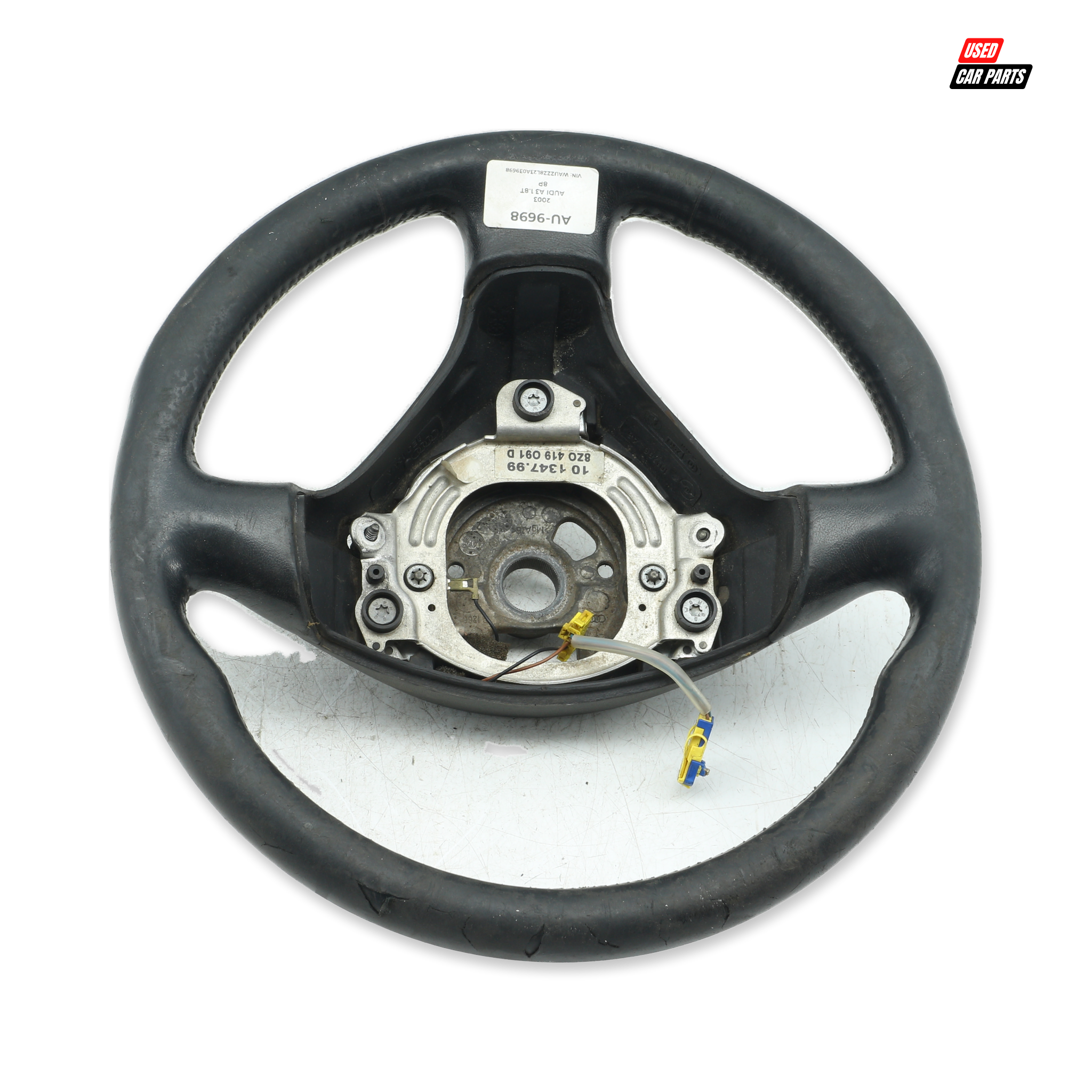 Used AUDI A3 2003 Steering Wheel Part Number 8Z0419091D