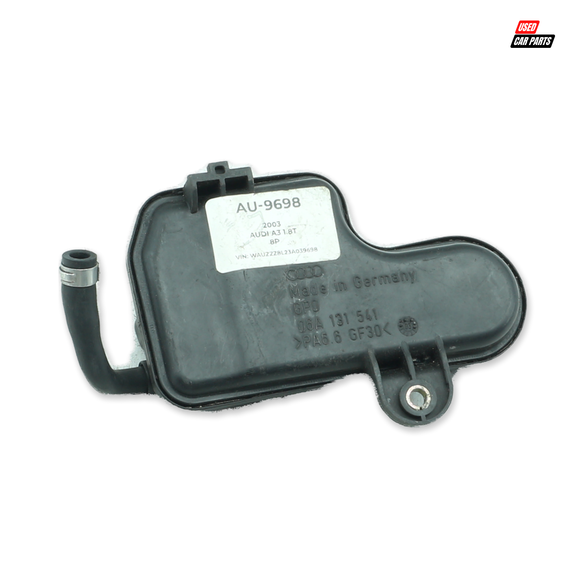 Used AUDI A3 2003 Vacuum Reservoir Tank (Part Number 06A131541)