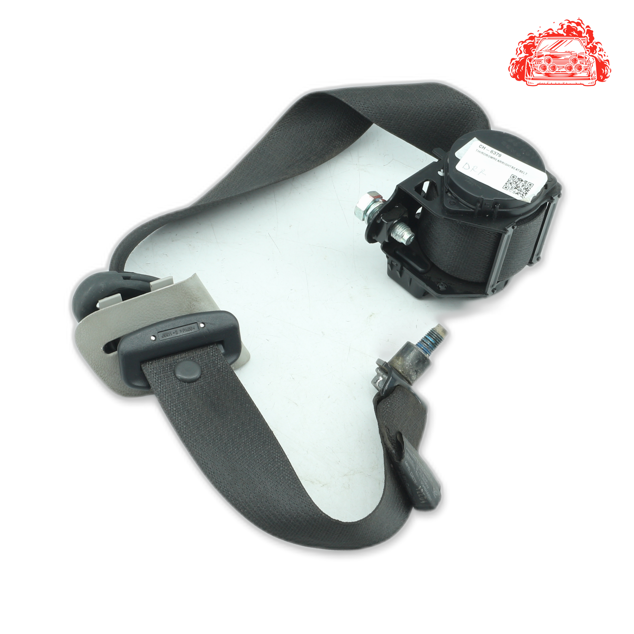 Used Chevrolet Captiva 2.4 LT White Drivers Rear 3rd Row Seatbelt