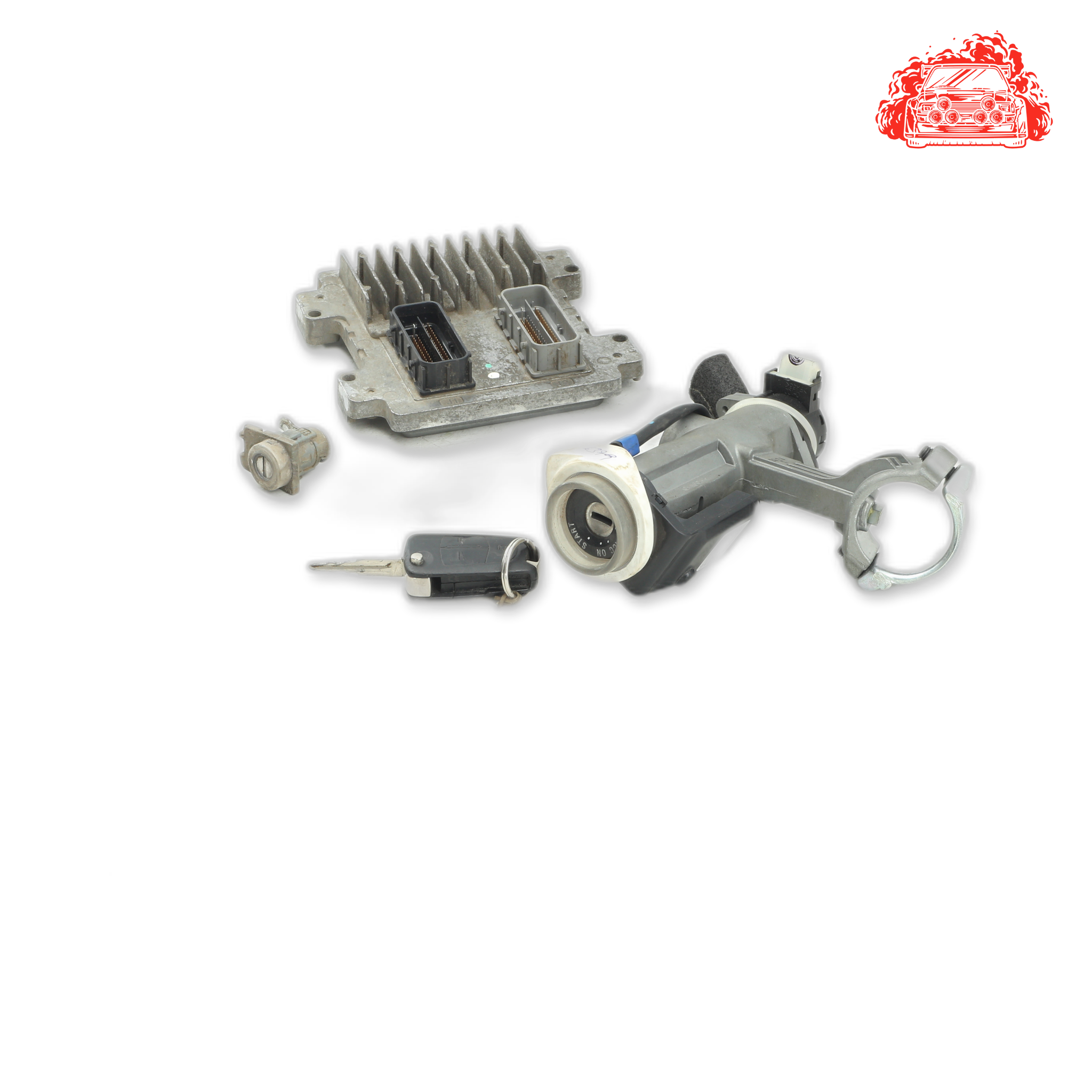 Used Chevrolet Captiva 2.4 LT White ECU Ignition Keys Barrels