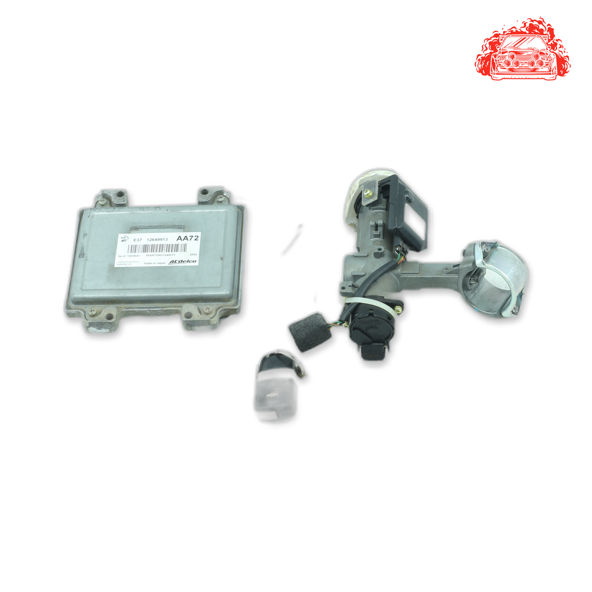 Used Chevrolet Captiva 2.4 LT White ECU Ignition Keys Barrels