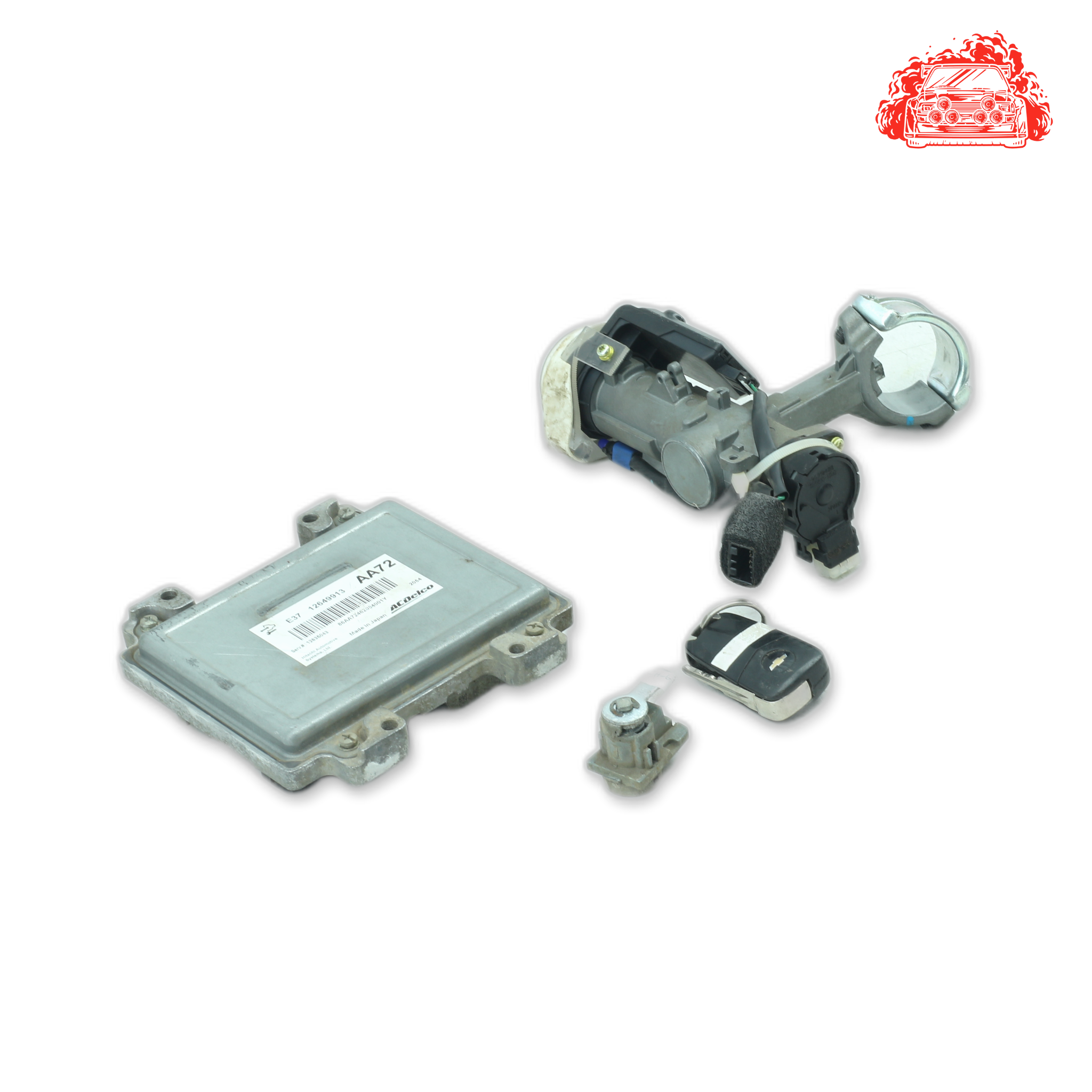 Used Chevrolet Captiva 2.4 LT White ECU Ignition Keys Barrels