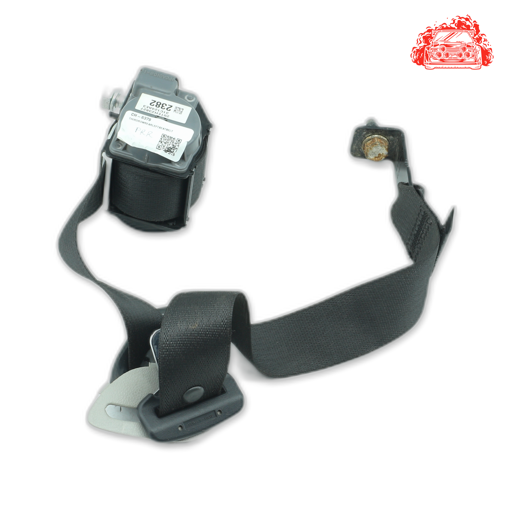 Used Chevrolet Captiva 2.4 LT White 3rd Row Seatbelt - OEM Part 95182382