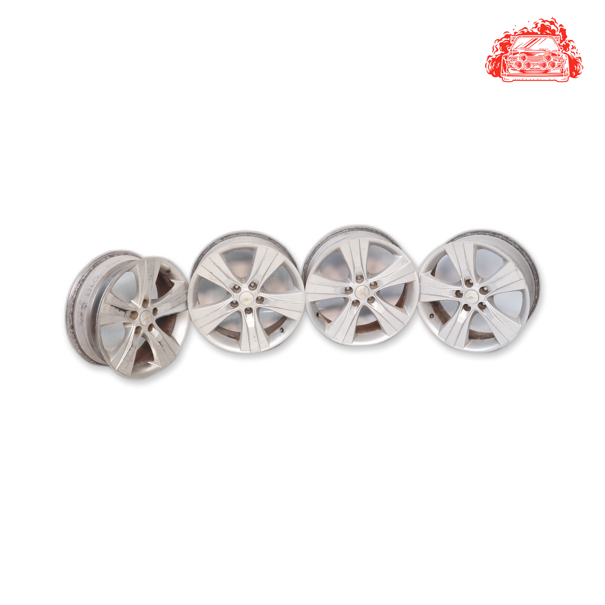 Used Chevrolet Captiva 2.4 LT White Rim Set 5 Stud 114 Pcd 18 Inch - OEM Part C10008MY