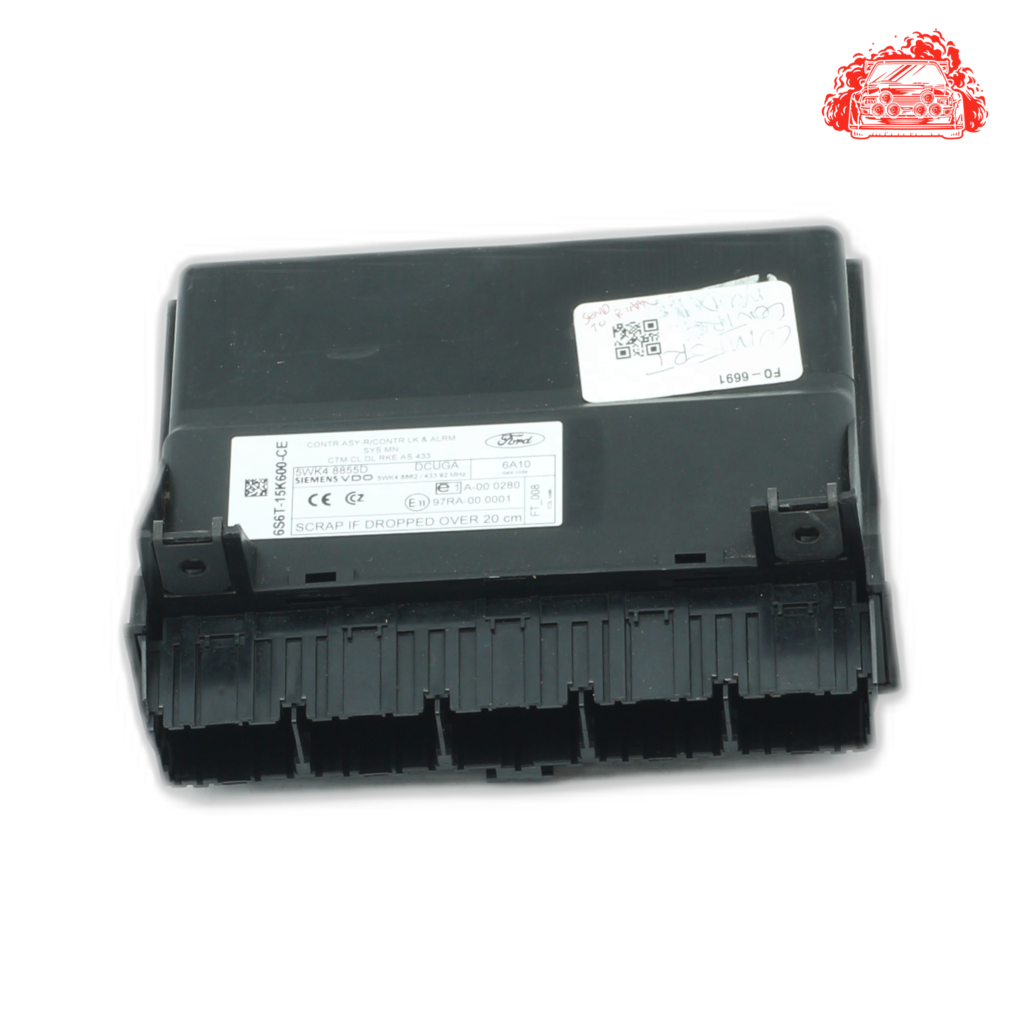 Used Ford Fiesta 1.4i Trend 3Dr Silver Comfort Control Module - OEM Part 5WK48855D