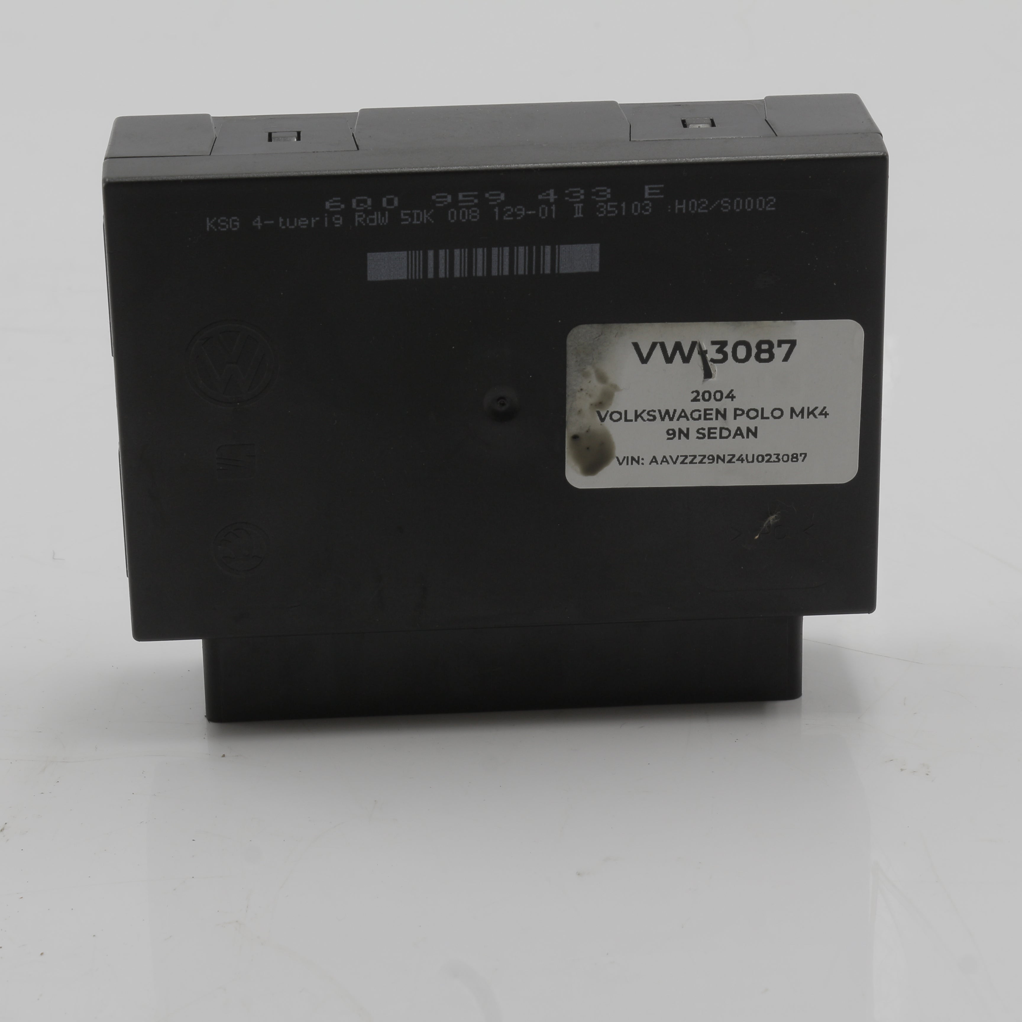 VW Polo, 2004, 1.6L, 9N - Comfort Control Unit Model