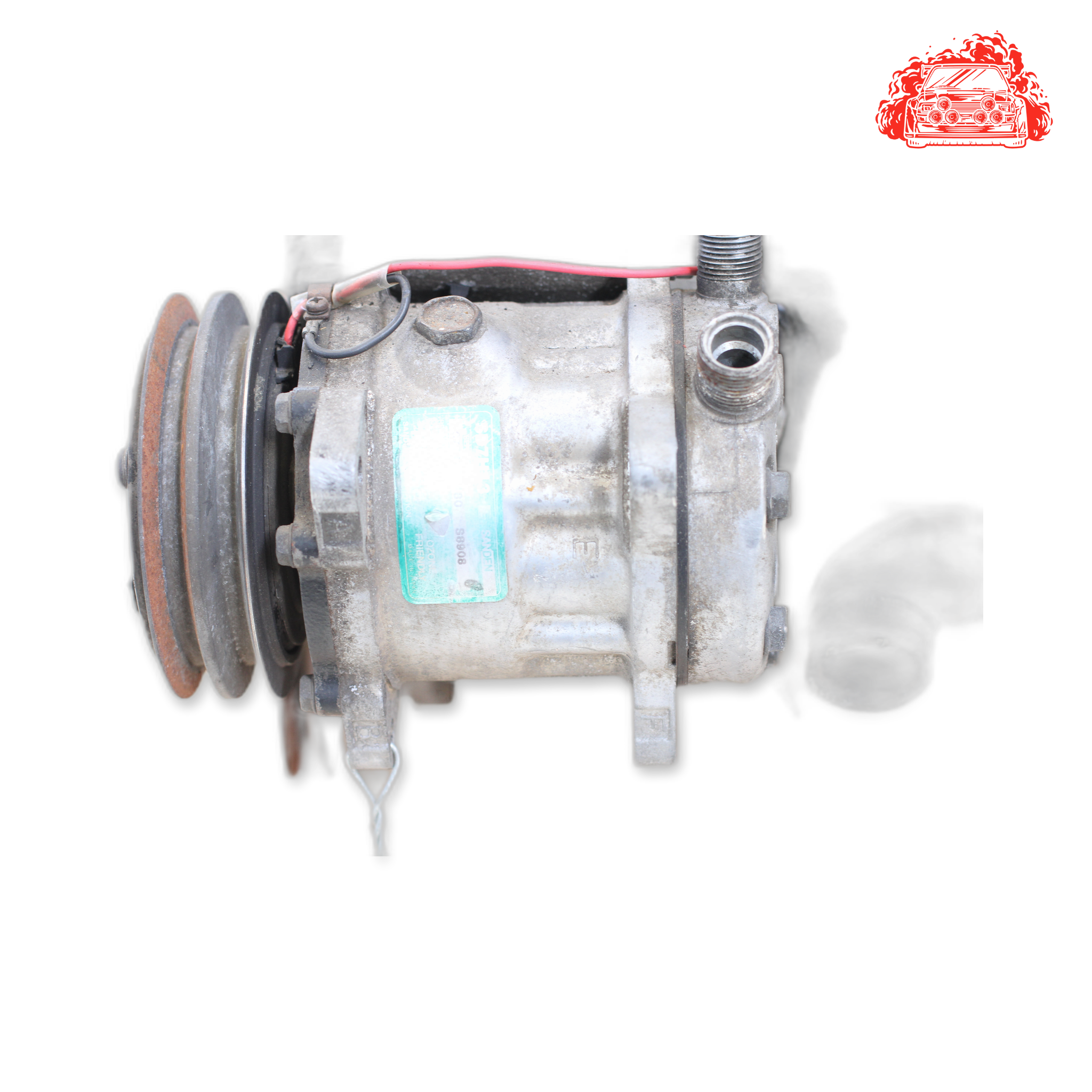 Used VOLKSWAGEN GOLF MK1 CITI CHICO 1.4i White Air Conditioning Pump SD7H13
