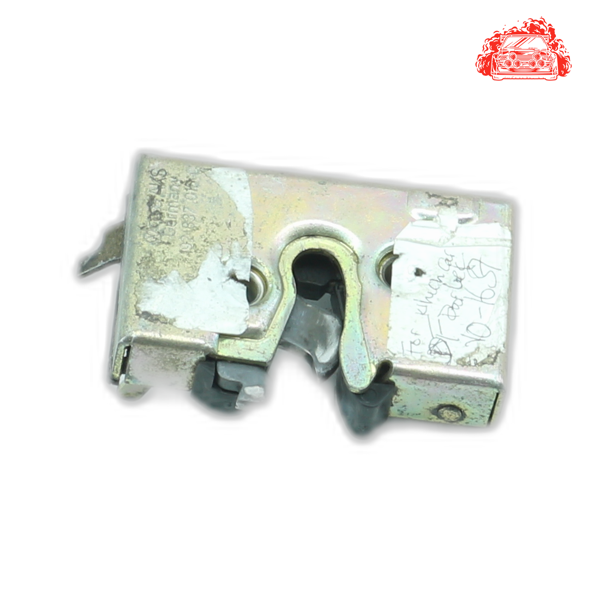 Used VOLKSWAGEN GOLF MK1 CITI CHICO 1.4i White Driver Side Front Door Locking Mechanism - OEM Part 192837016C