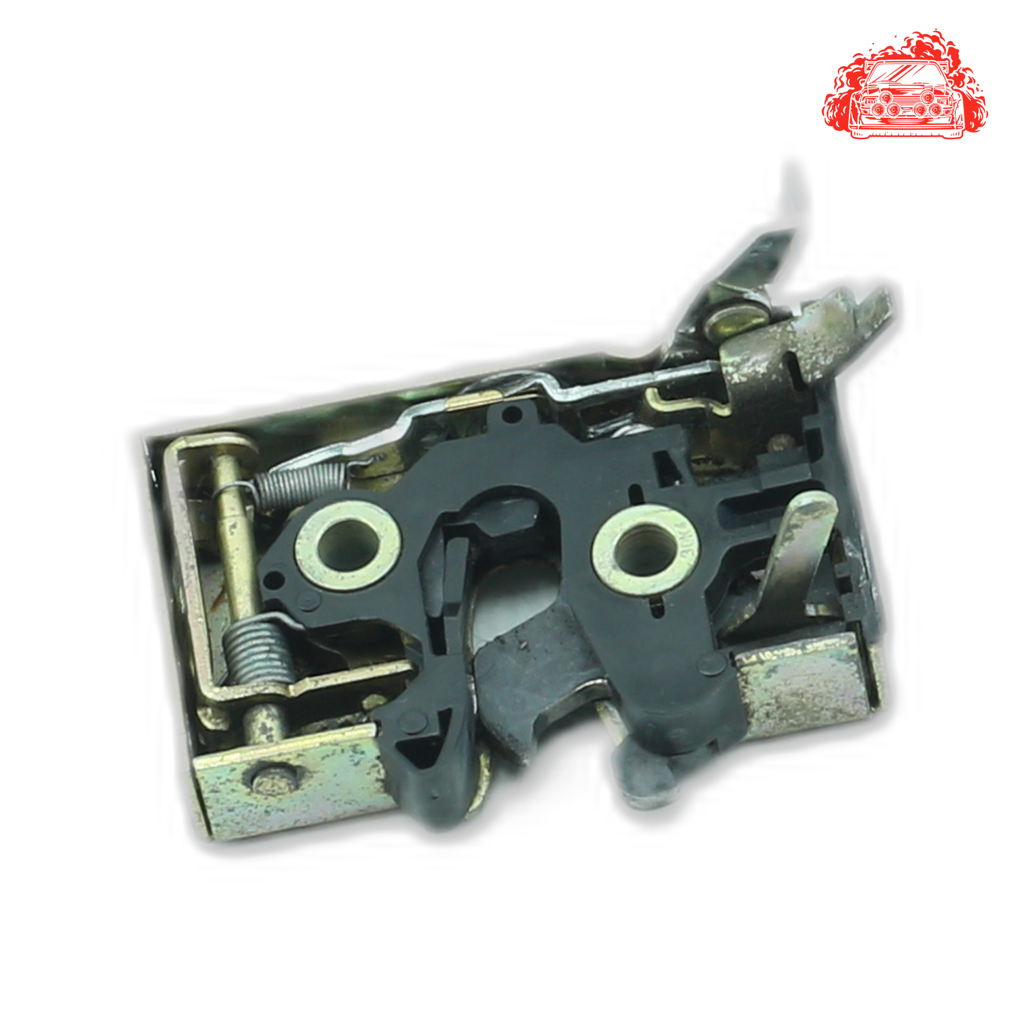 Used VOLKSWAGEN GOLF MK1 CITI CHICO 1.4i White Driver Side Front Door Locking Mechanism - OEM Part 192837016C