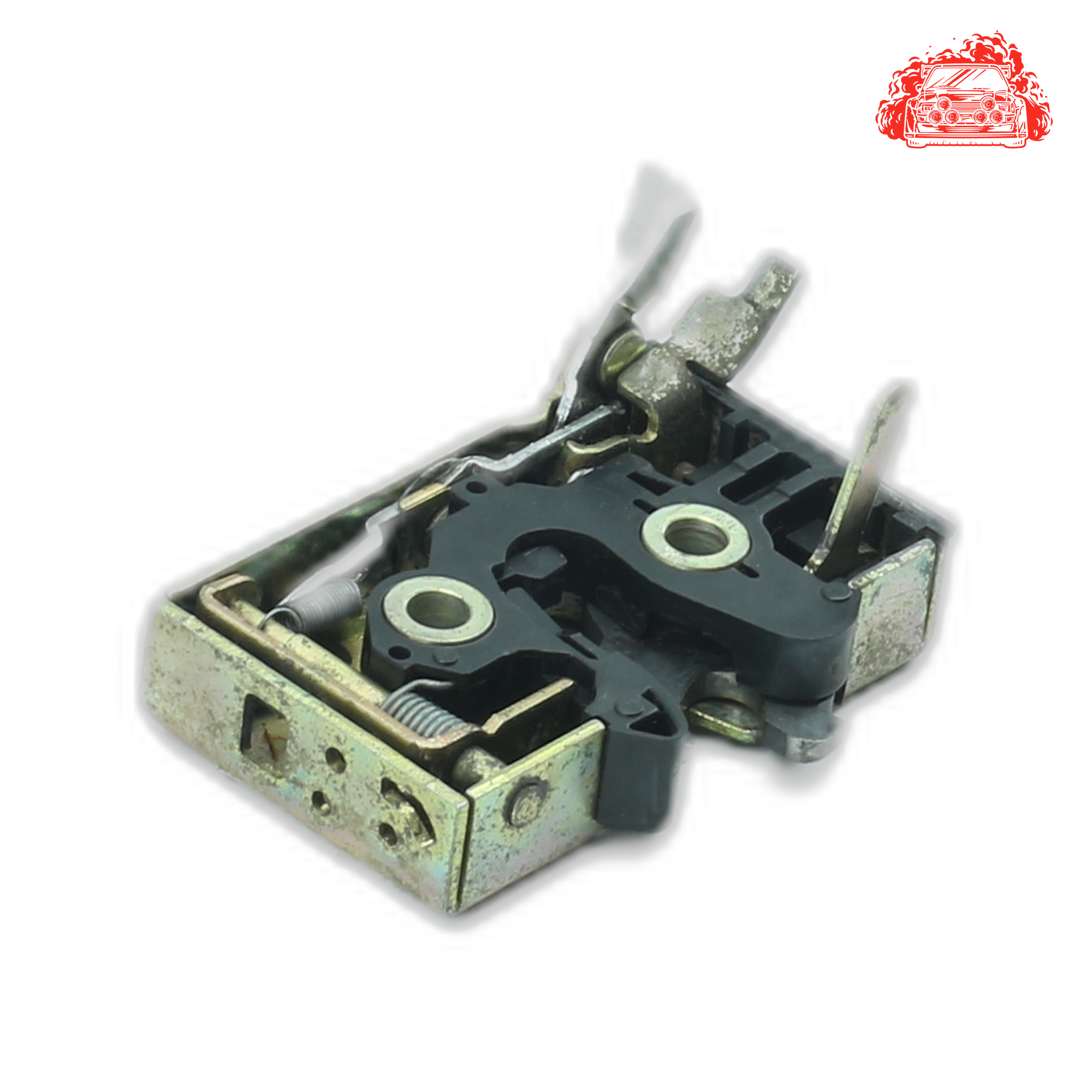 Used VOLKSWAGEN GOLF MK1 CITI CHICO 1.4i White Driver Side Front Door Locking Mechanism - OEM Part 192837016C