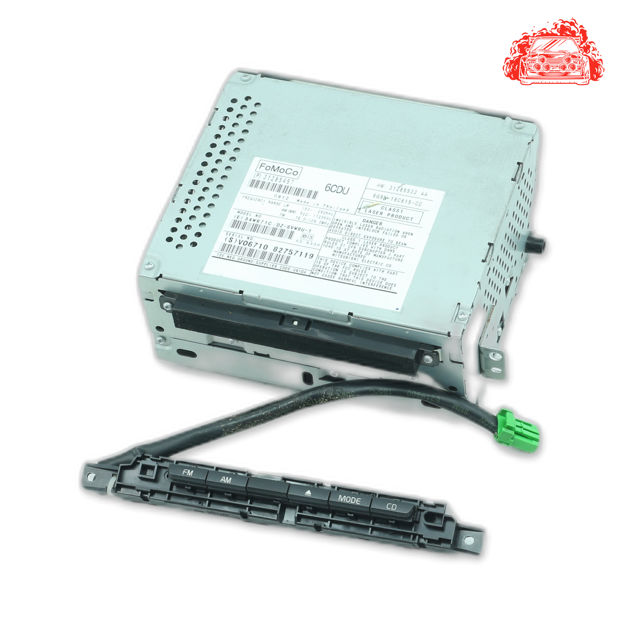 Used Volvo XC60 D5 Geartronic CD Changer - OEM Part 8G9N18C815CC,31300019