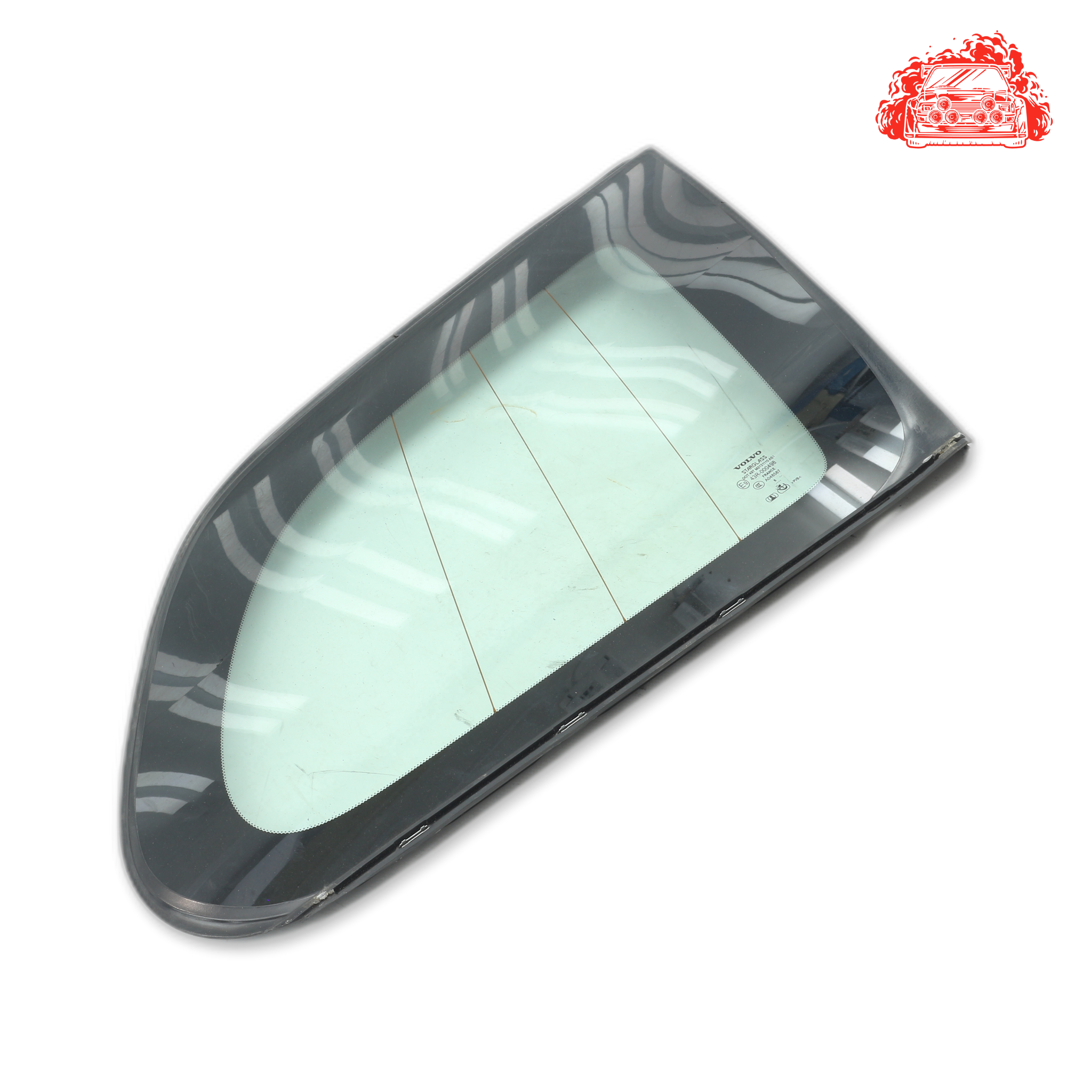 Used Volvo XC60 D5 Geartronic Driver Side Rear Quarter Window - OEM Part 43R000498