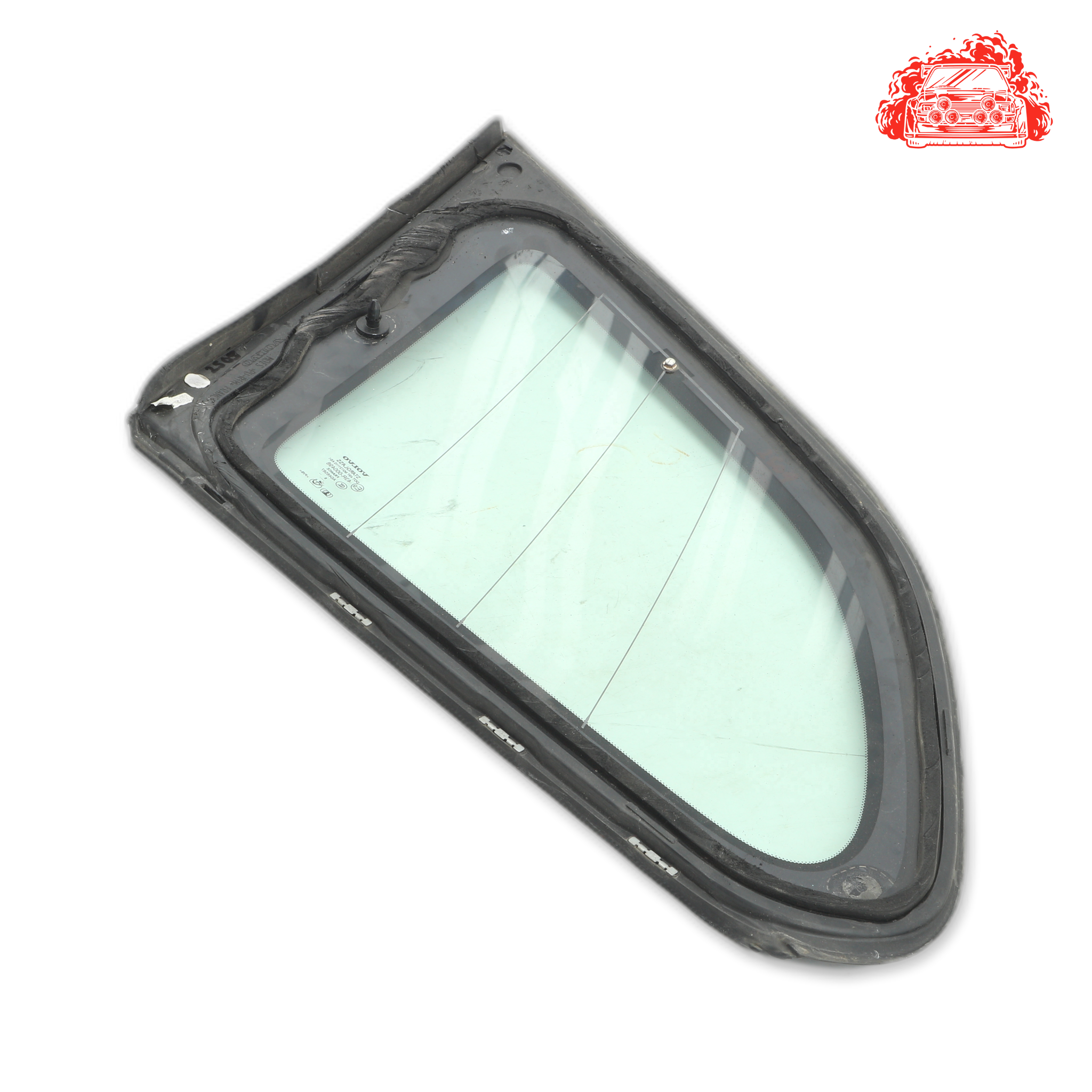 Used Volvo XC60 D5 Geartronic Driver Side Rear Quarter Window - OEM Part 43R000498