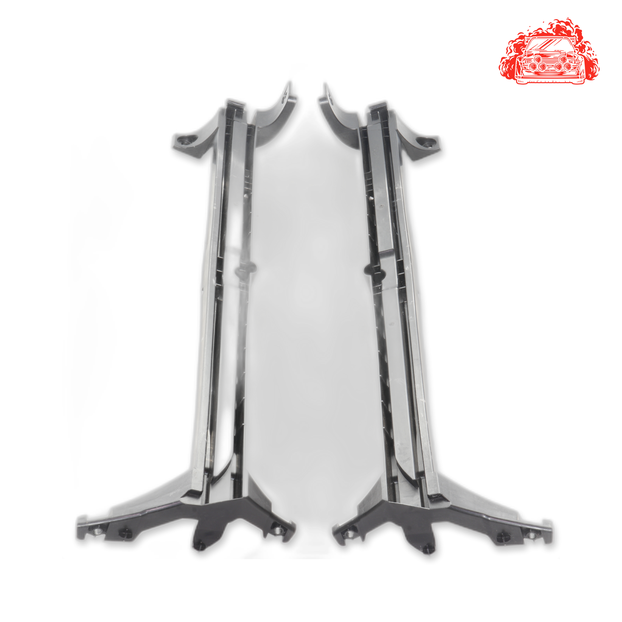 Used VOLVO XC60 D5 GEARTRONIC Rear Boot Trunk Support Bracket Set - OEM Part 31271584,31271583