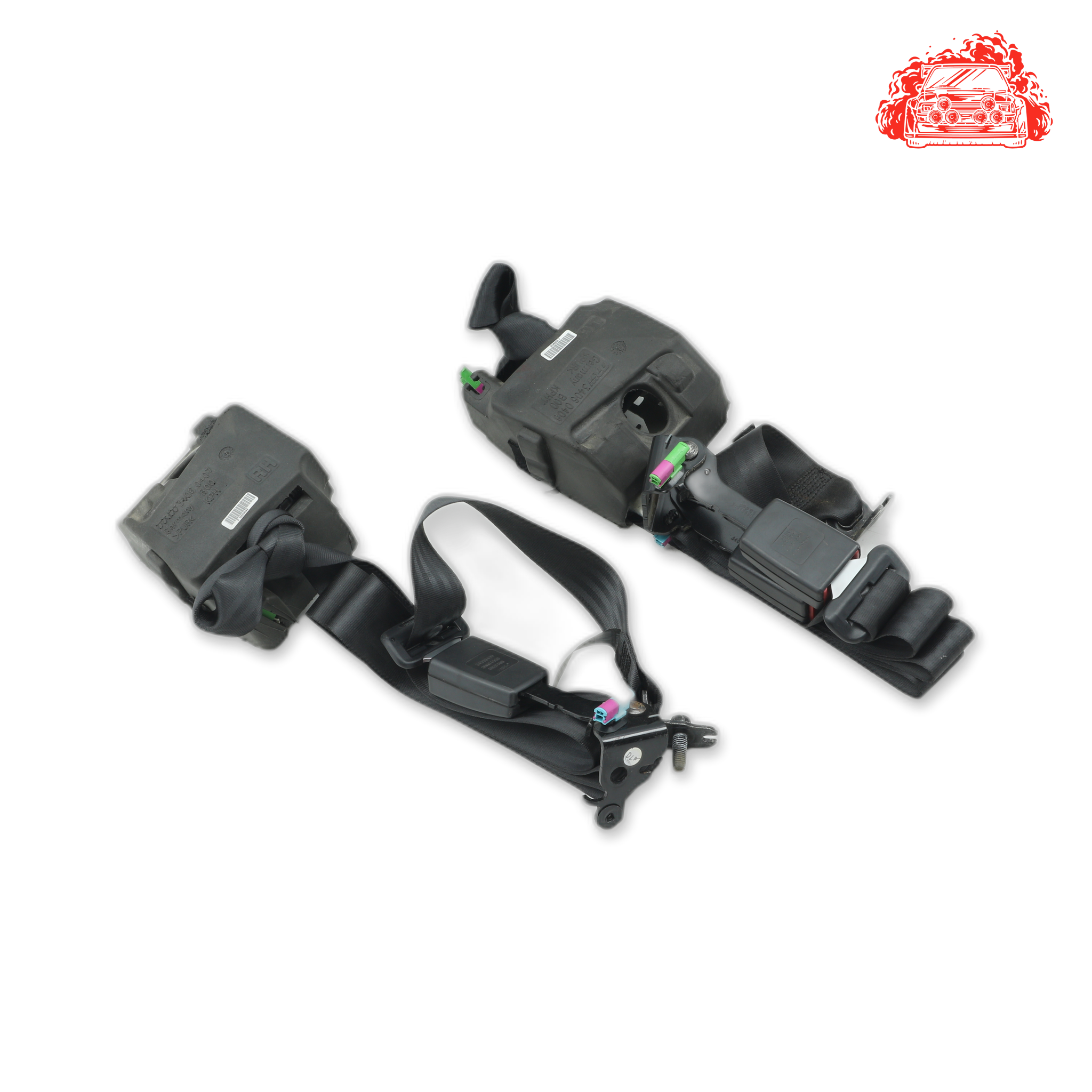 Used Volvo XC60 D5 Geartronic Rear Pretensioner Seat Belt Set