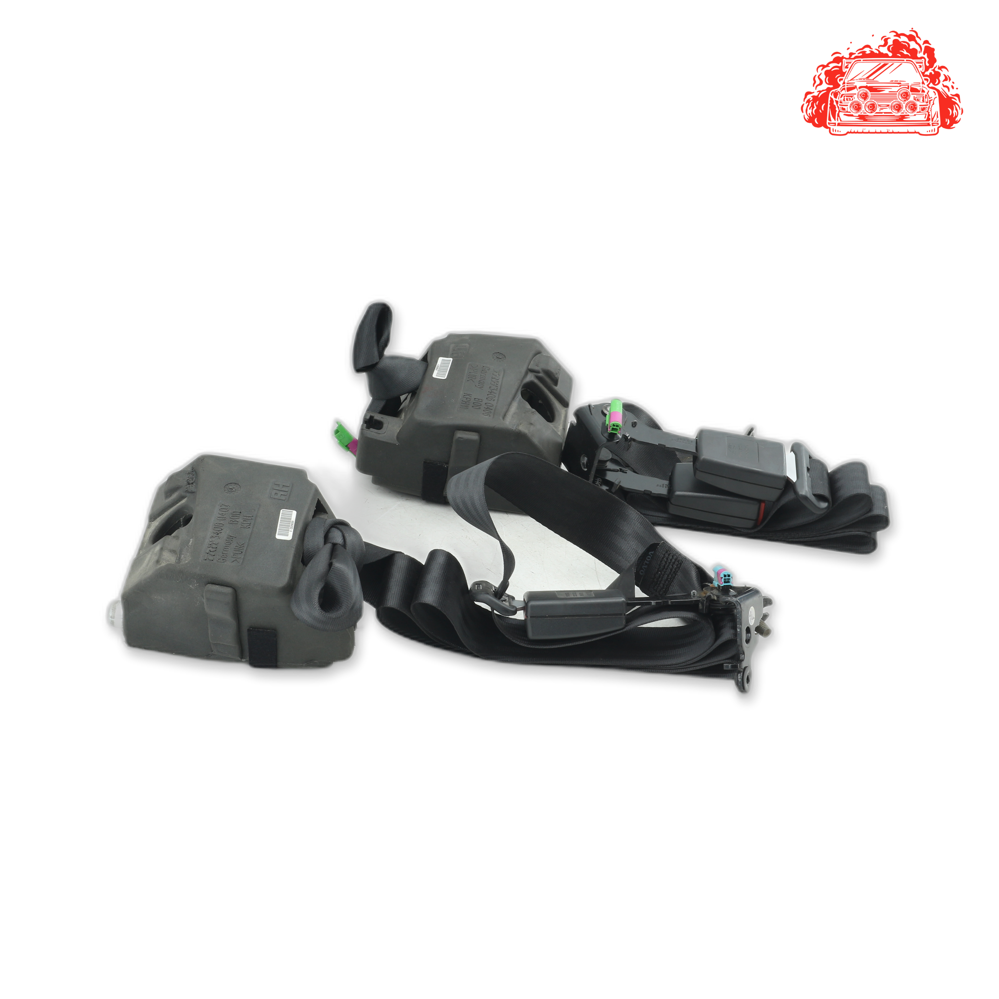 Used Volvo XC60 D5 Geartronic Rear Pretensioner Seat Belt Set