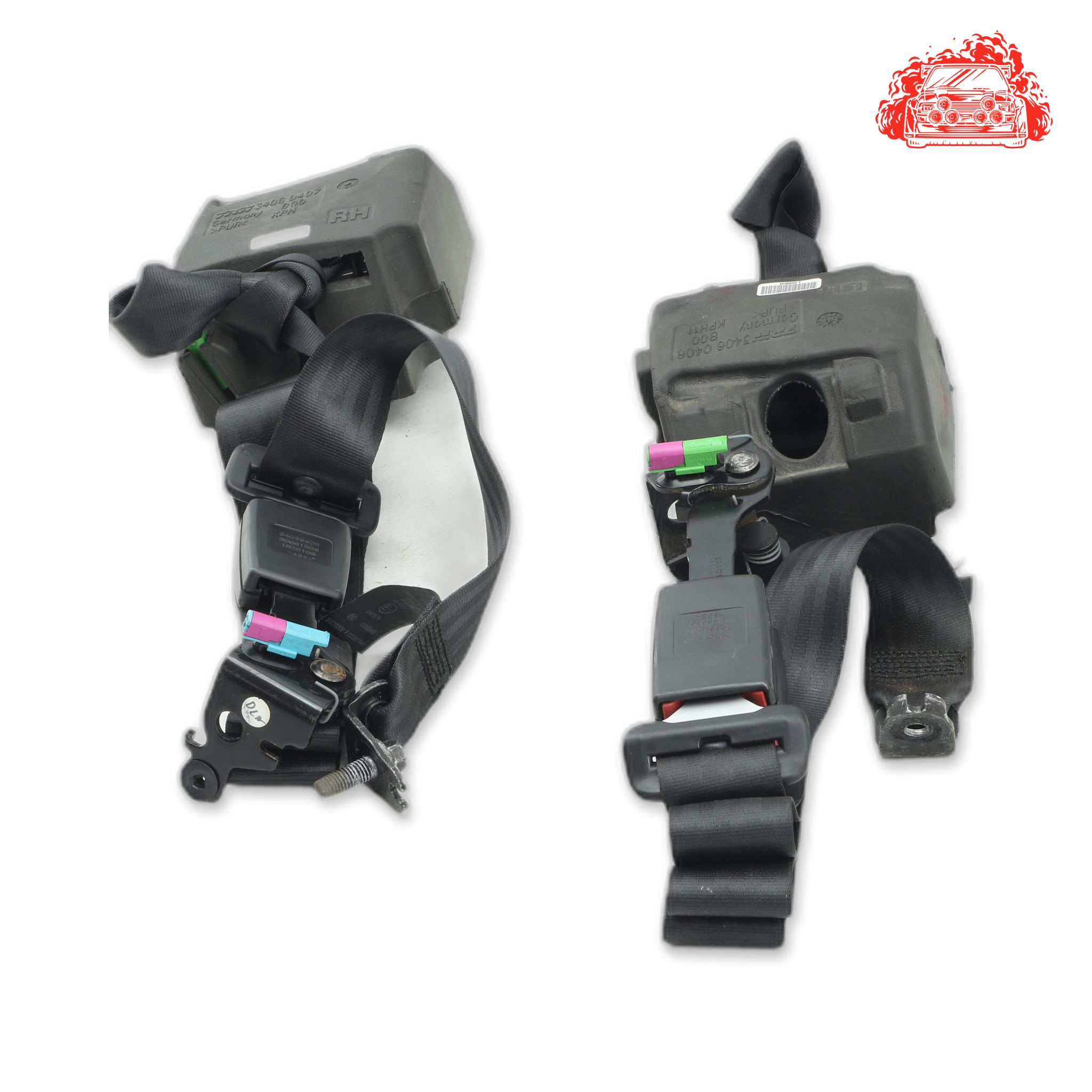 Used Volvo XC60 D5 Geartronic Rear Pretensioner Seat Belt Set