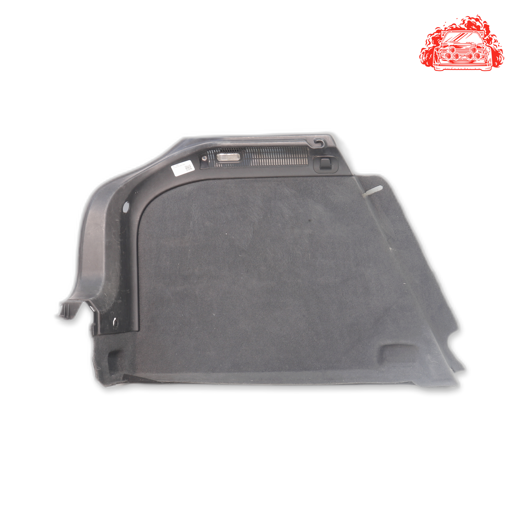 AUDI A3 Passenger Side Trunk Side Carpet - OEM Part 8P3863879