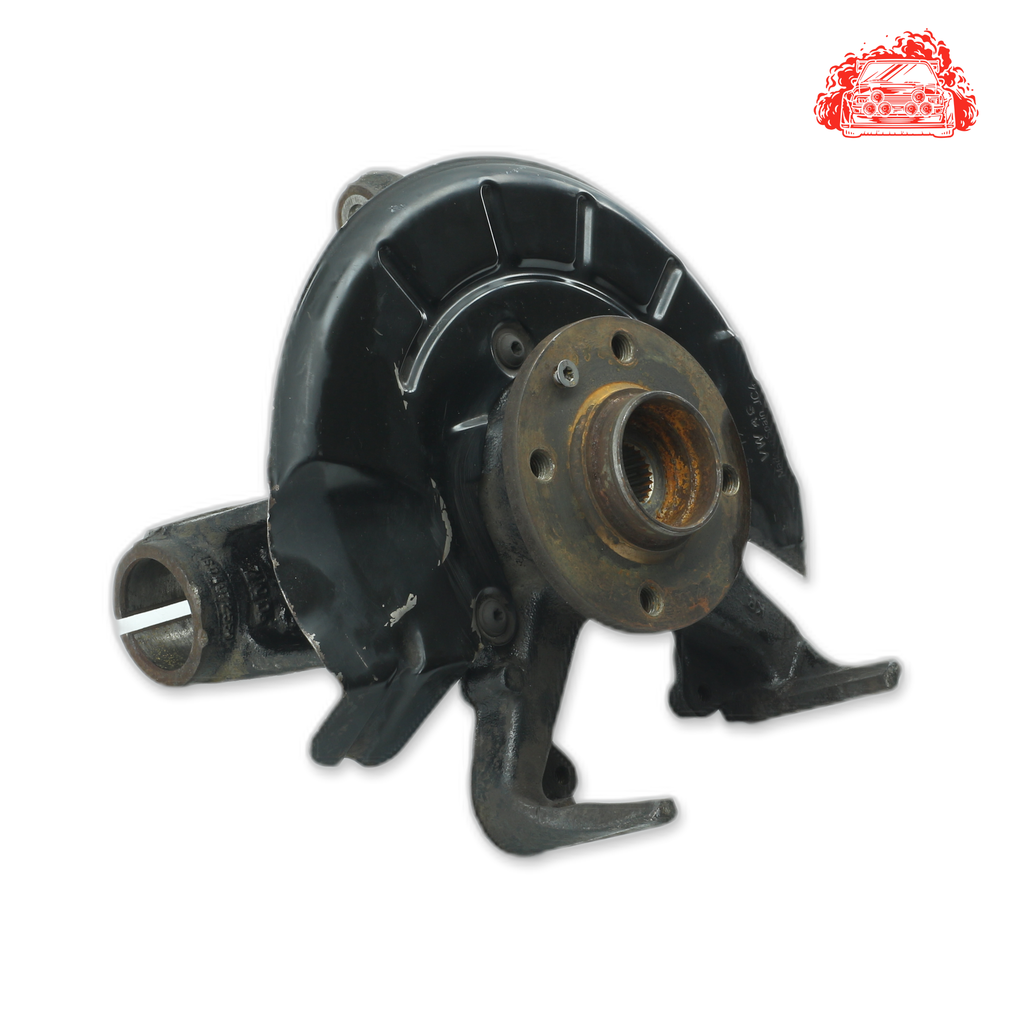 Used VOLKSWAGEN Up cross Passenger Side Front Knuckle Hub - OEM Part 1S0407255D
