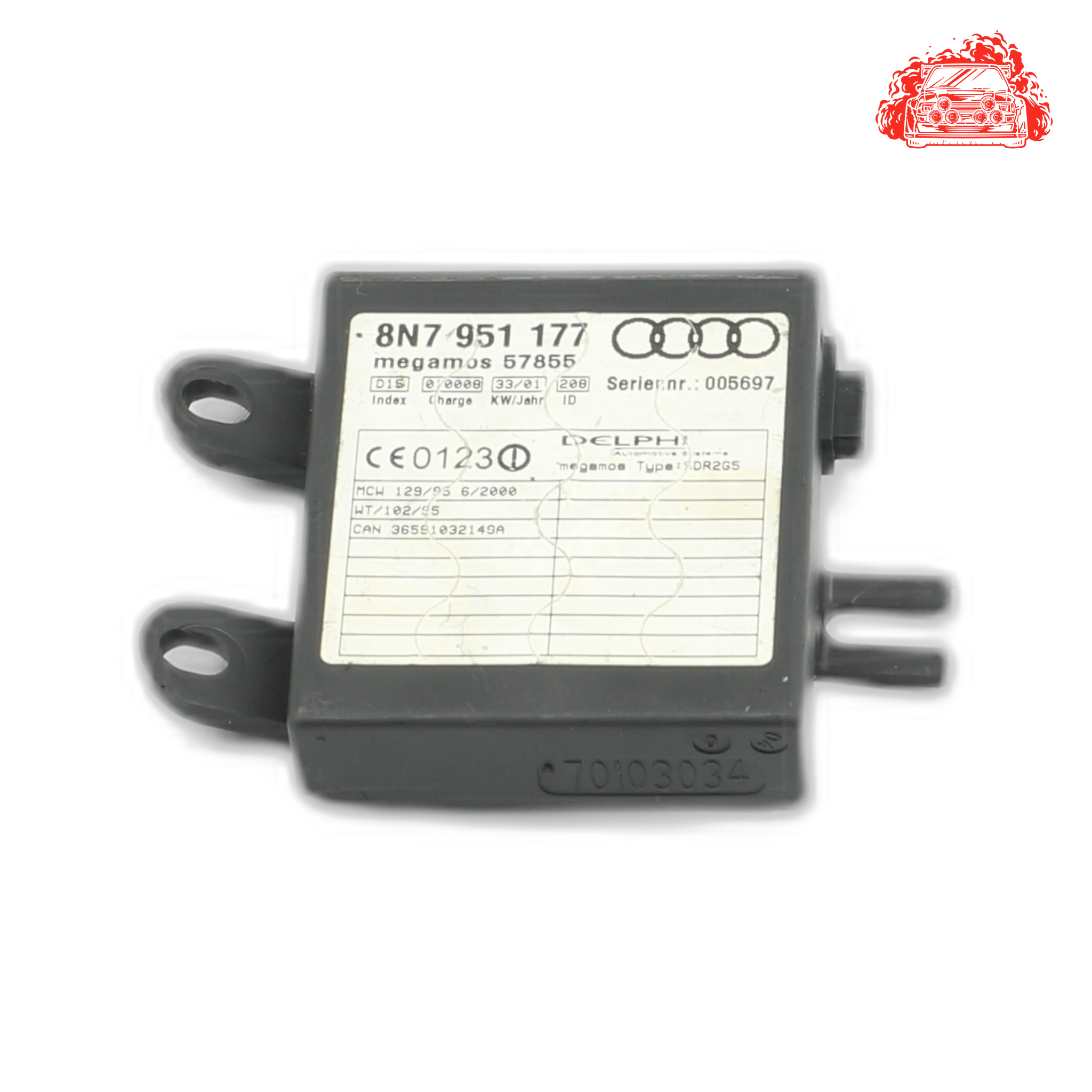 Used AUDI TT 1.8 TURBO Alarm Movement Detector Module - OEM Part 8N7951177