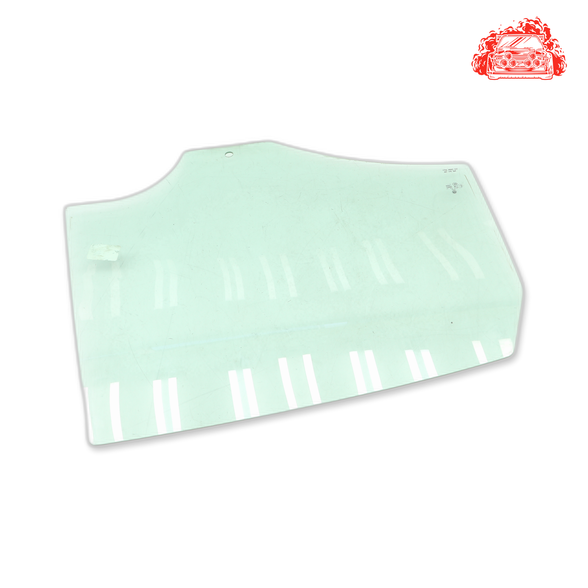 Used Salvaged Driver Side Rear Window for VOLKSWAGEN Polo Comfortline