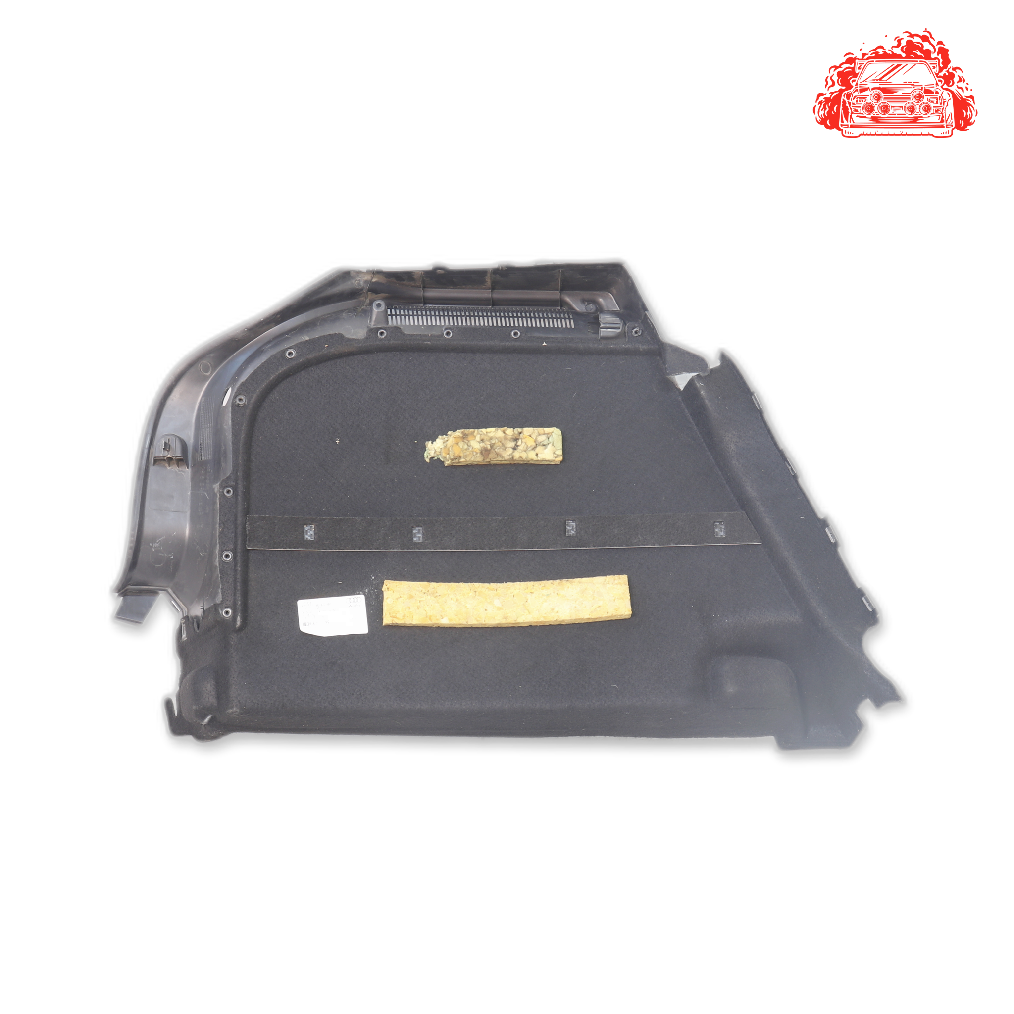 Used AUDI A3 Drivers Side Trunk Side Carpet - OEM Part 8P3863880AQ