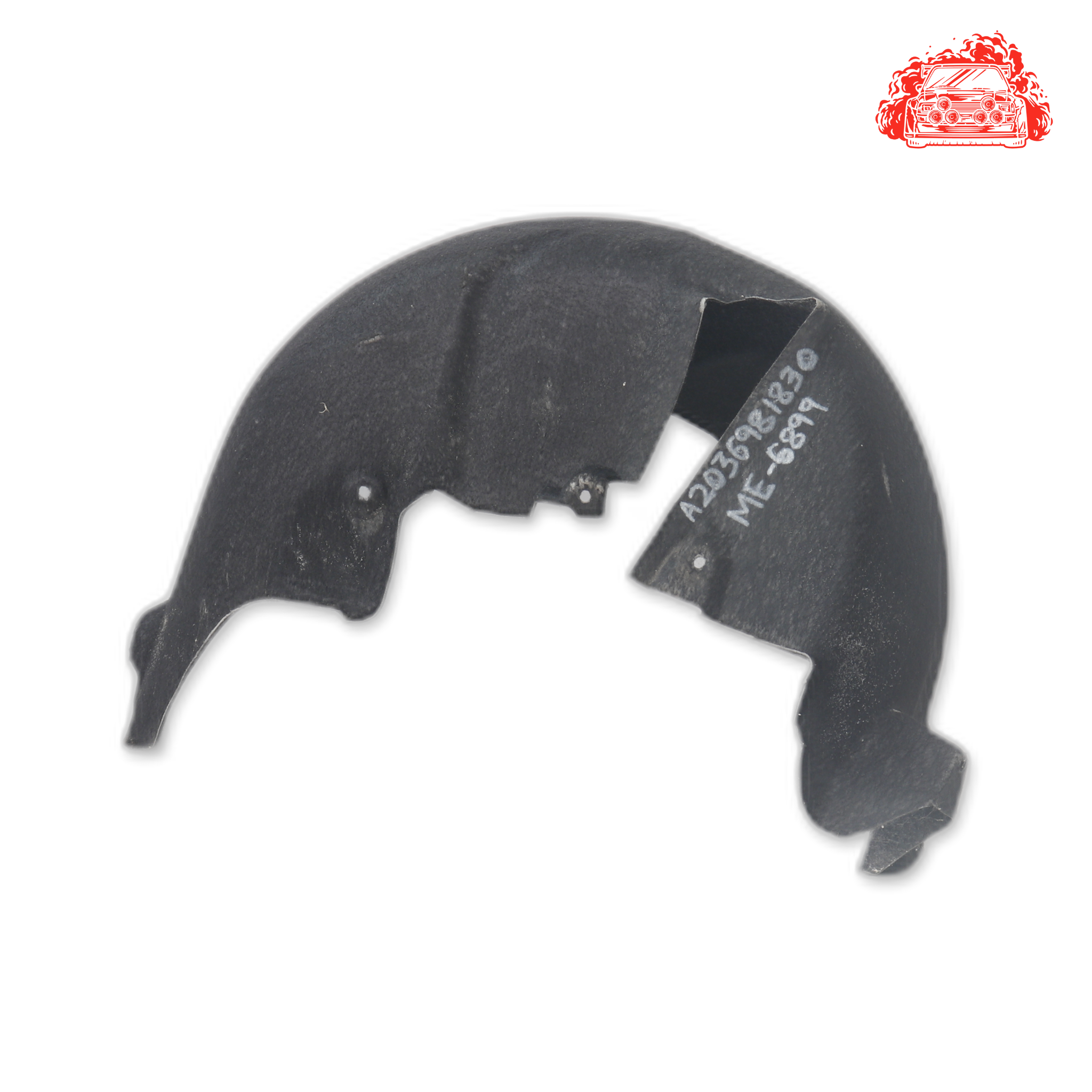 Used MERCEDES-BENZ C230K COUPE A/T Drivers Side Rear Fender Liner - OEM Part A2036981830