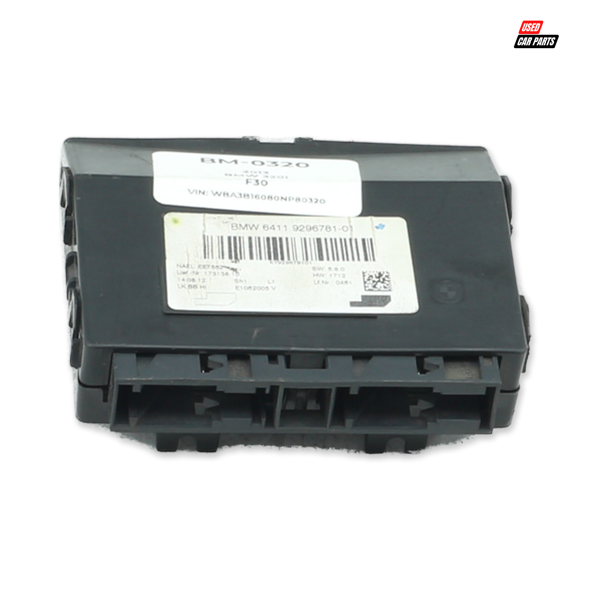 Used Air Conditioning Control Unit (Part Number 9296781) for BMW 320i 2013