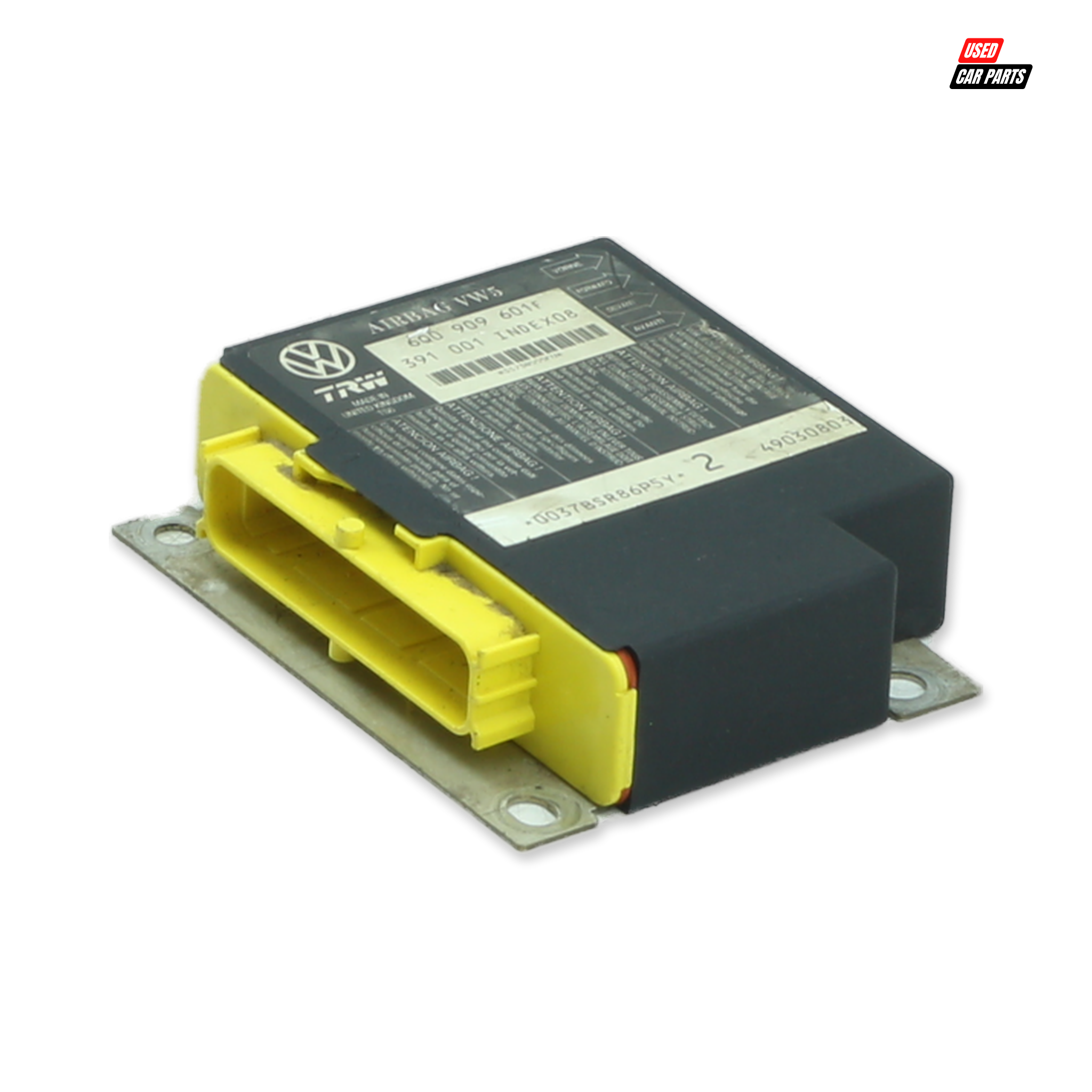 Used Airbag Control Module (Part Number 6Q0909601F) for 2009 Volkswagen Polo Mk4 Sedan