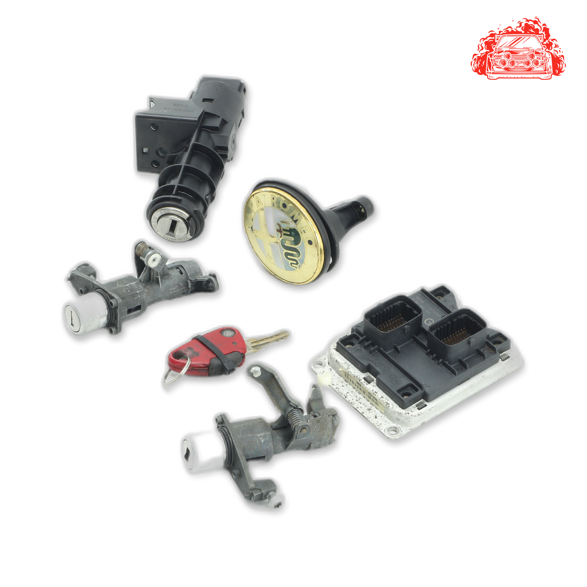 ALFA ROMEO 156 2.0 TWIN SPARK ECU Ignition Keys Barrels
