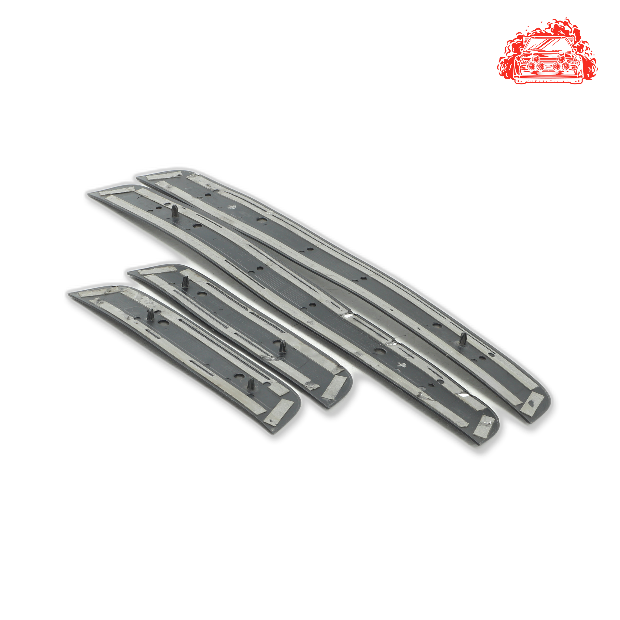 Used AUDI A4 Door Sill Trim Strip Set - OEM Part 8K0853375