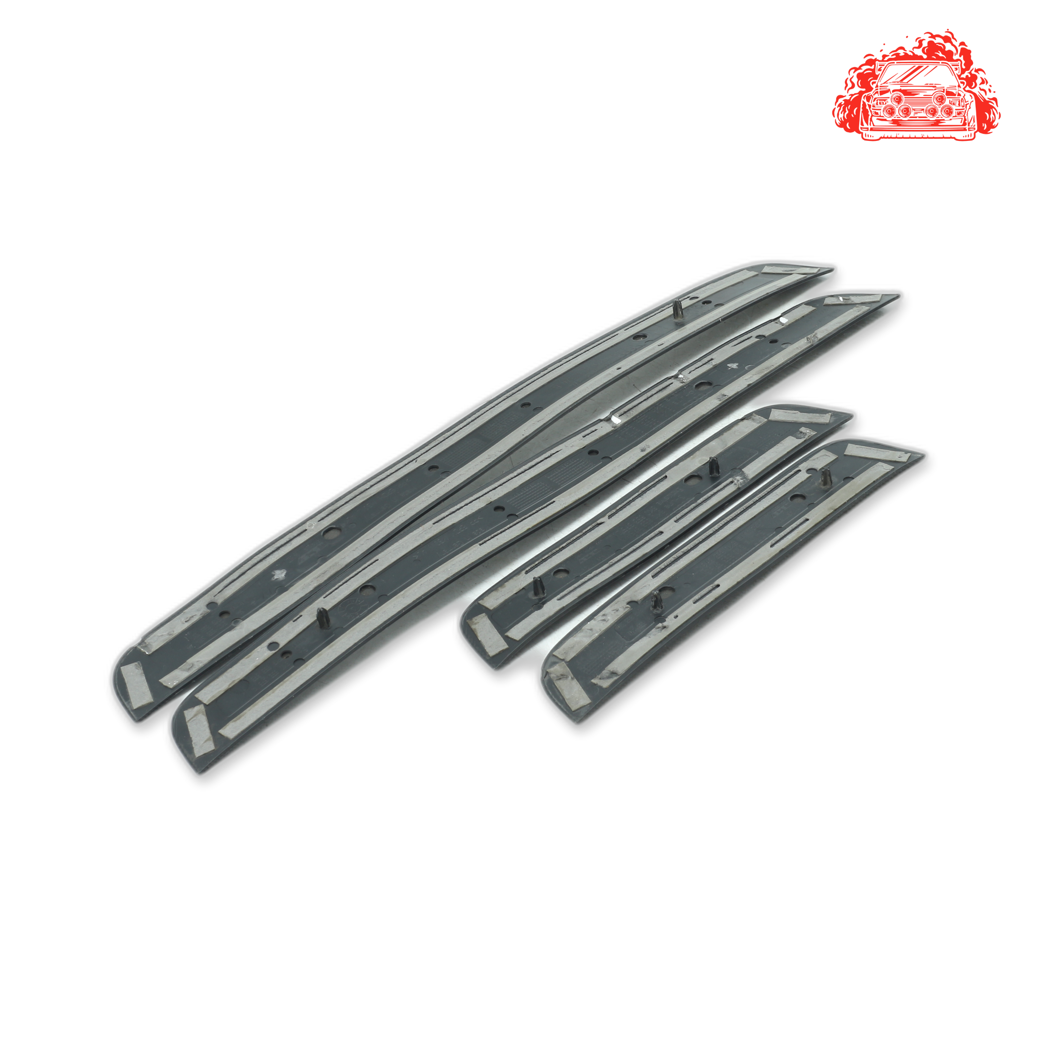 Used AUDI A4 Door Sill Trim Strip Set - OEM Part 8K0853375