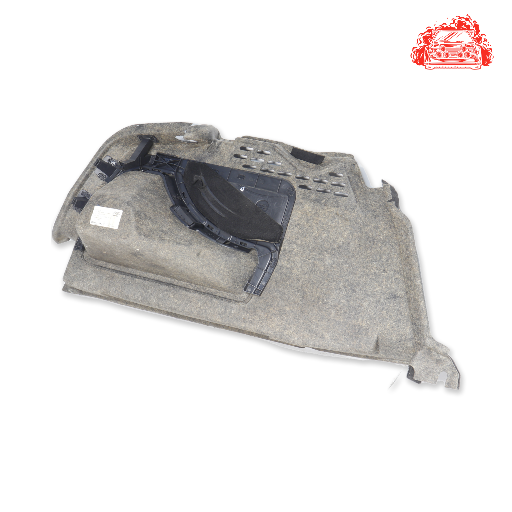 Used AUDI A4 Driver side rear boot lining carpet - OEM Part 8K5863888
