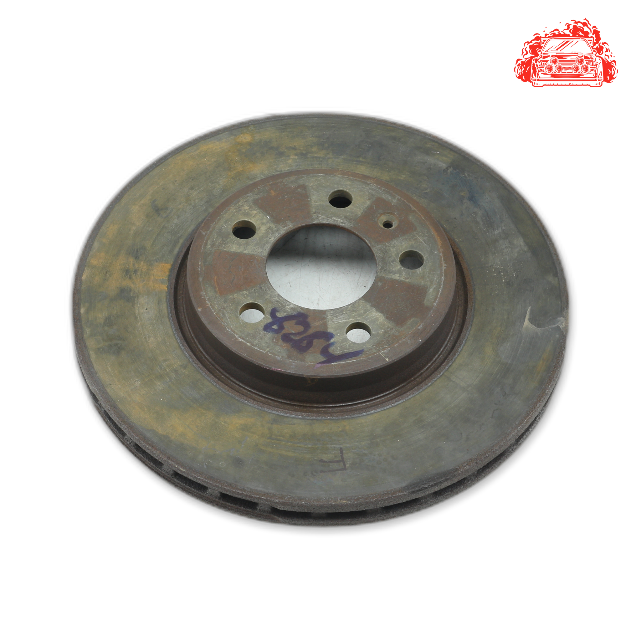 Used AUDI A4 passenger side front ventilated disc - Genuine OEM Part N/A