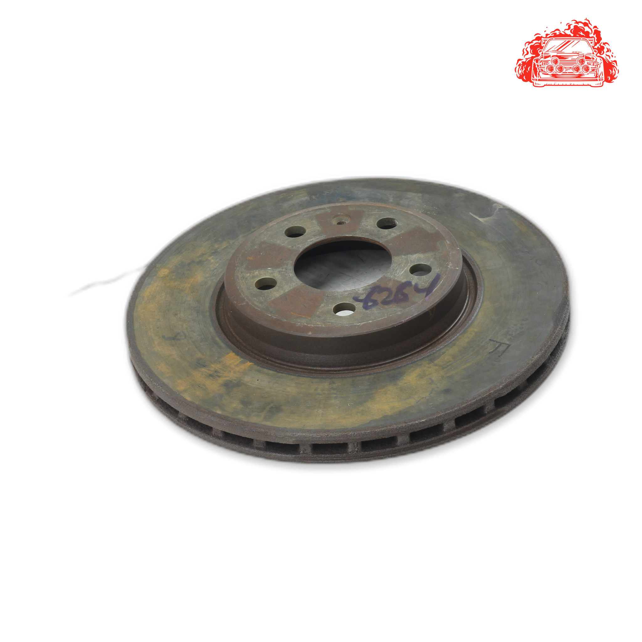 Used AUDI A4 passenger side front ventilated disc - Genuine OEM Part N/A