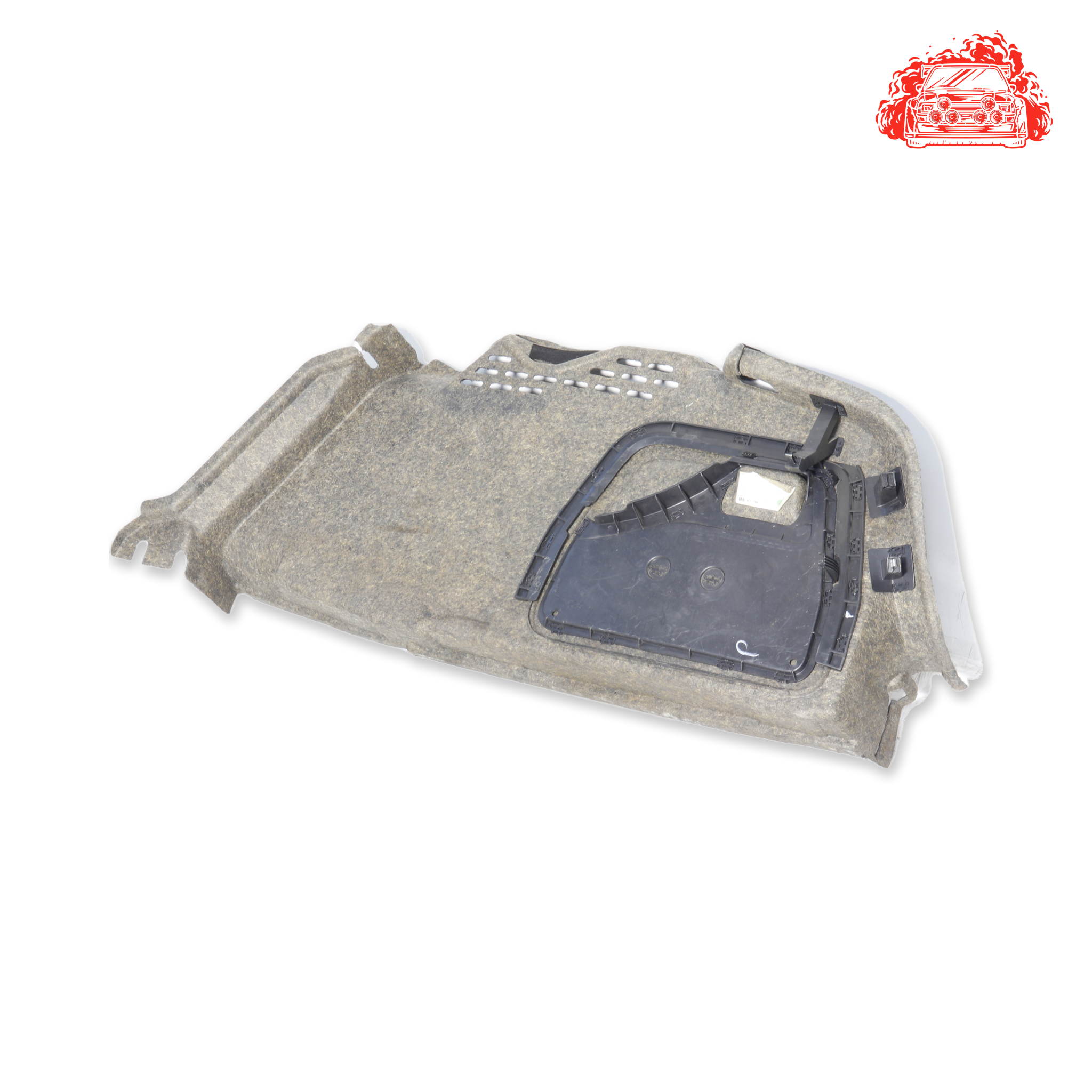 Used Audi A4 Passenger Side Rear Boot Lining Carpet - OEM Part 8K5863887