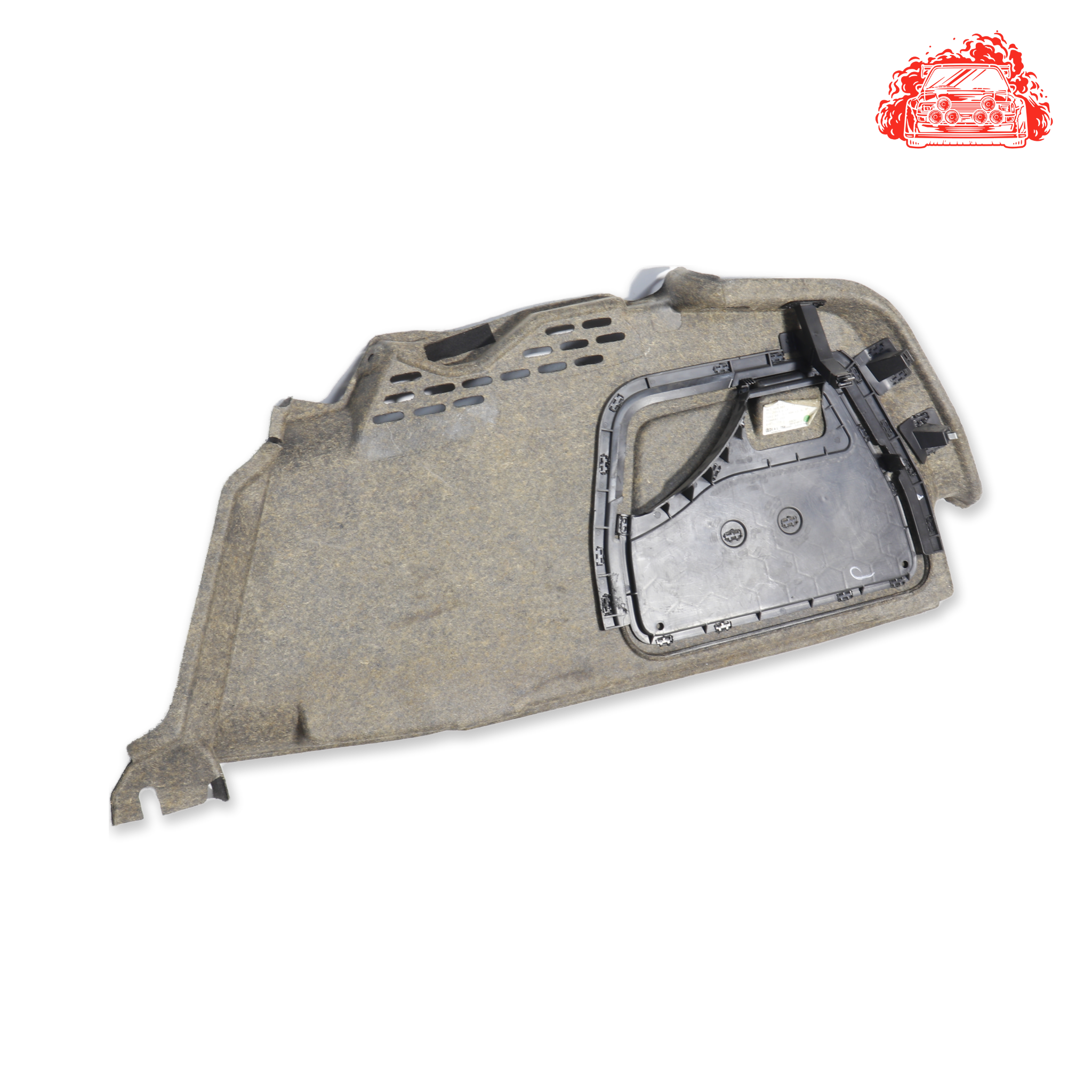 Used Audi A4 Passenger Side Rear Boot Lining Carpet - OEM Part 8K5863887