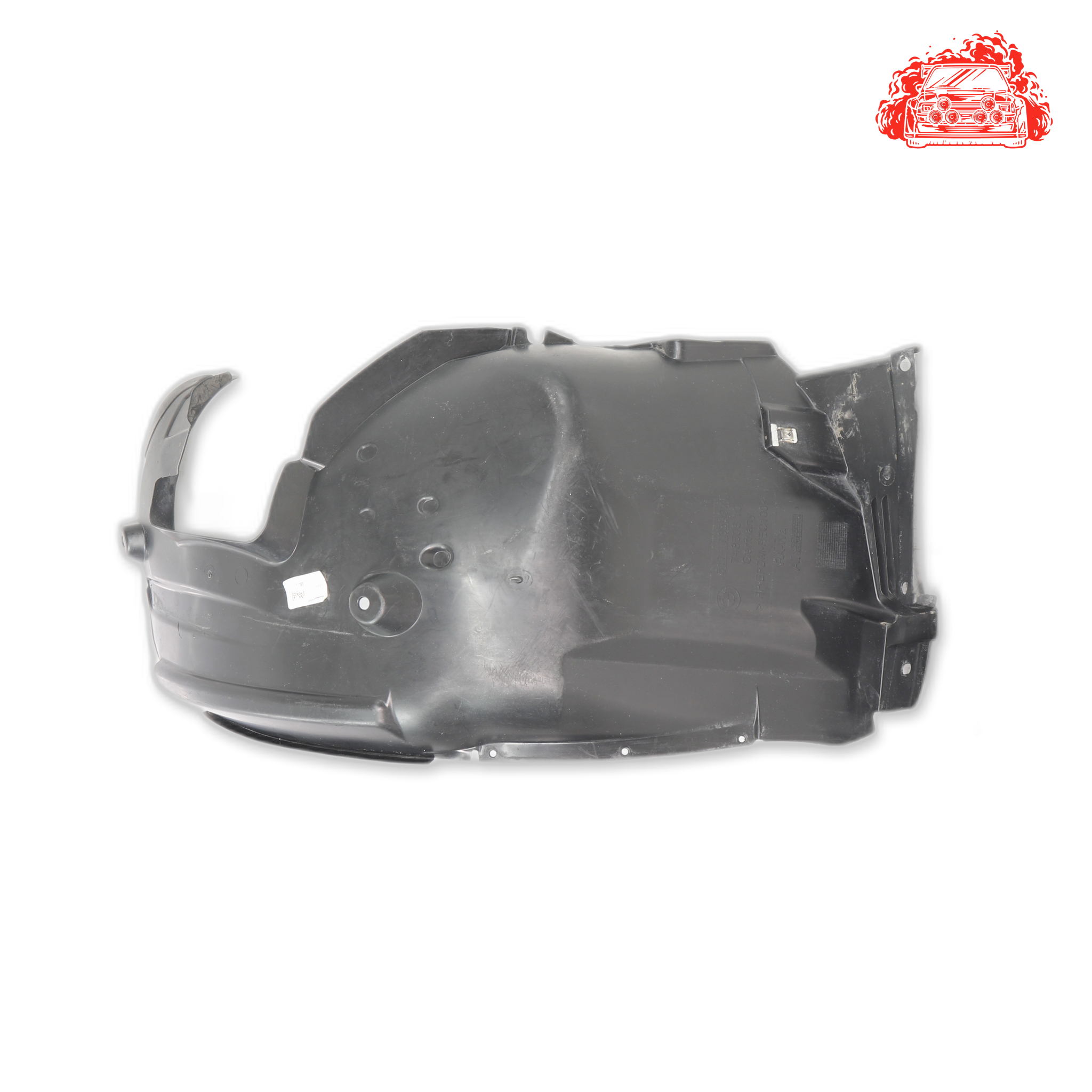 Used BMW A/T (E90) Passengers Side Front Fender Liner - OEM Part 51717059377